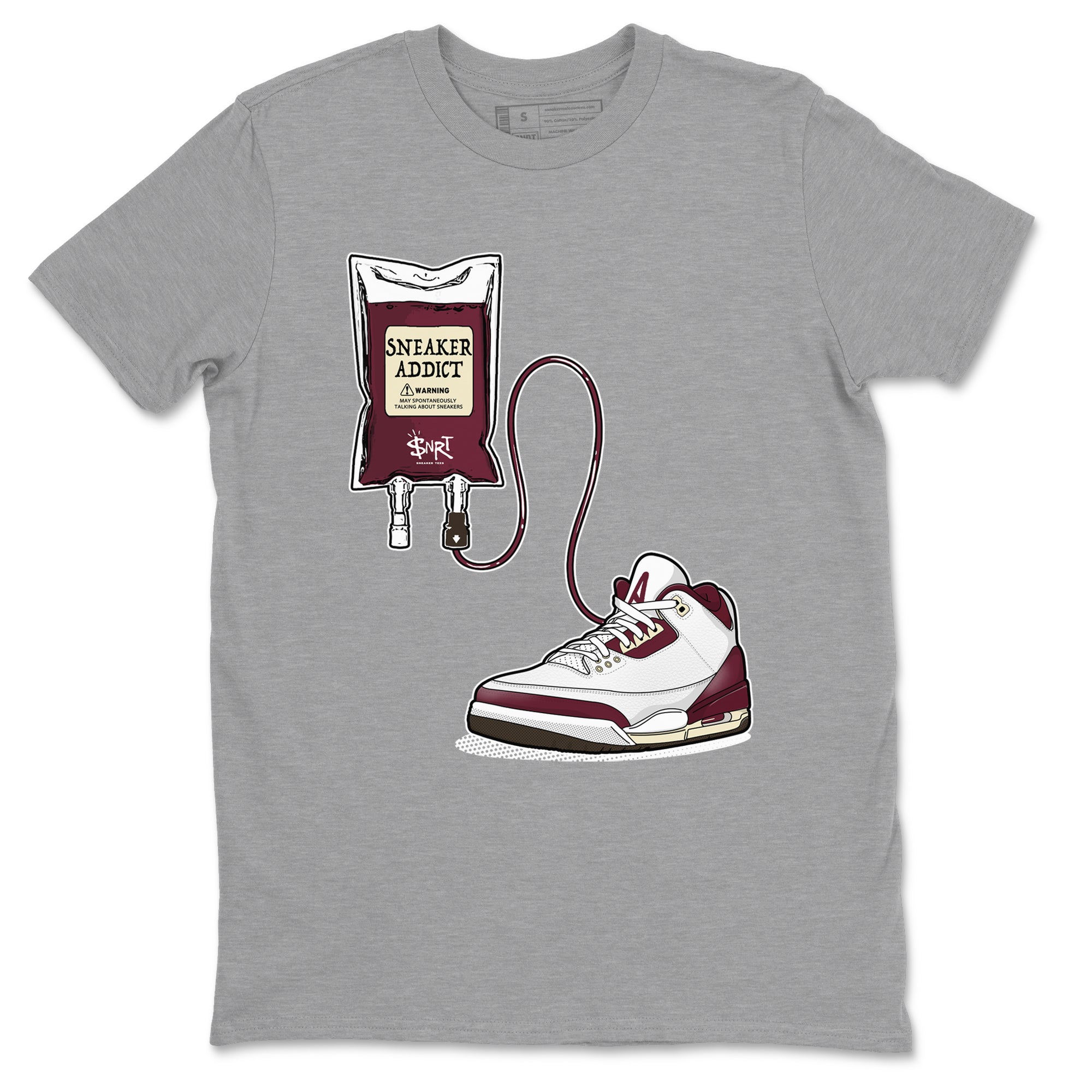 snkmatch Therapy snkmatch Tees - Air Jordan 3 A Ma Maniere x Burgundy Crush