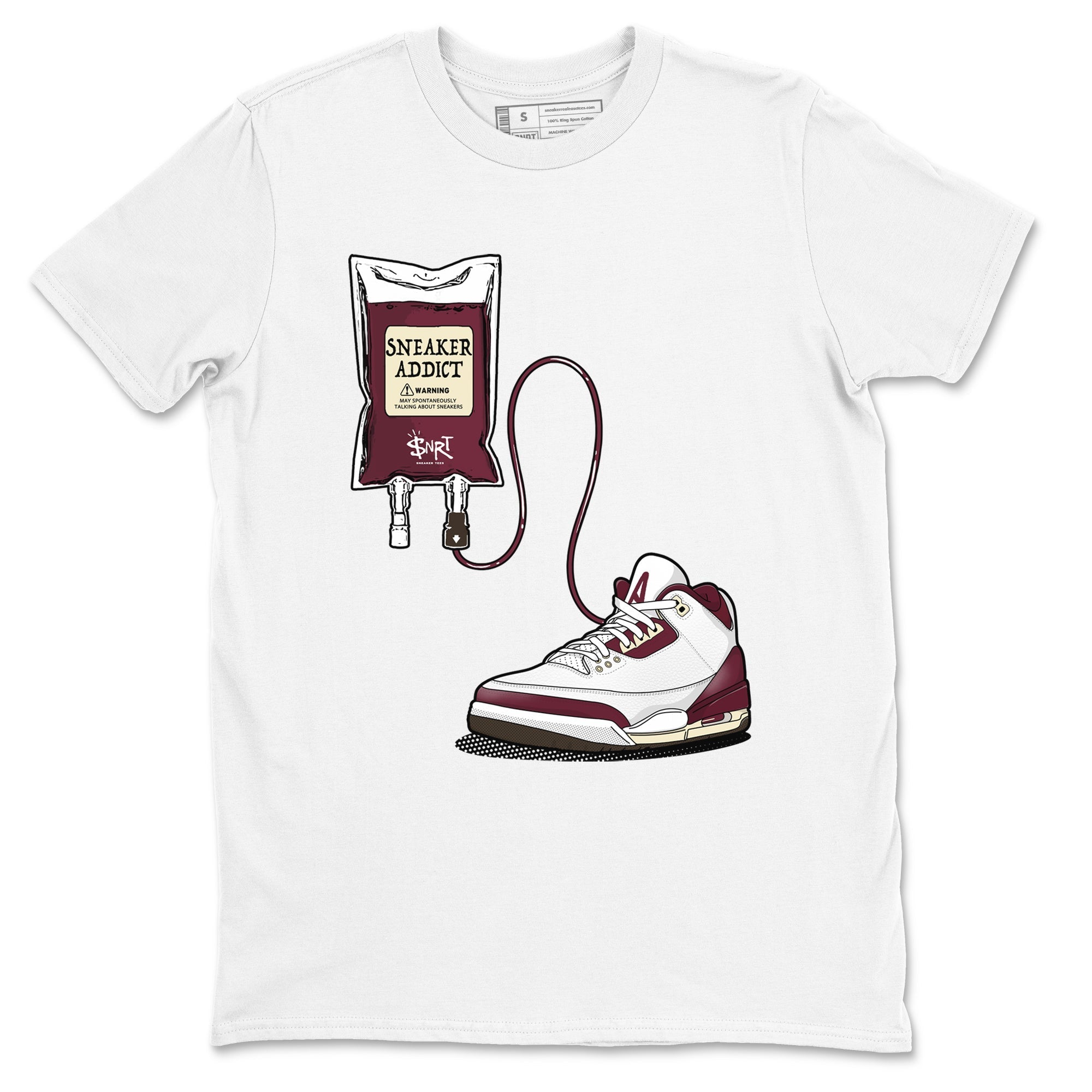 snkmatch Therapy snkmatch Tees - Air Jordan 3 A Ma Maniere x Burgundy Crush