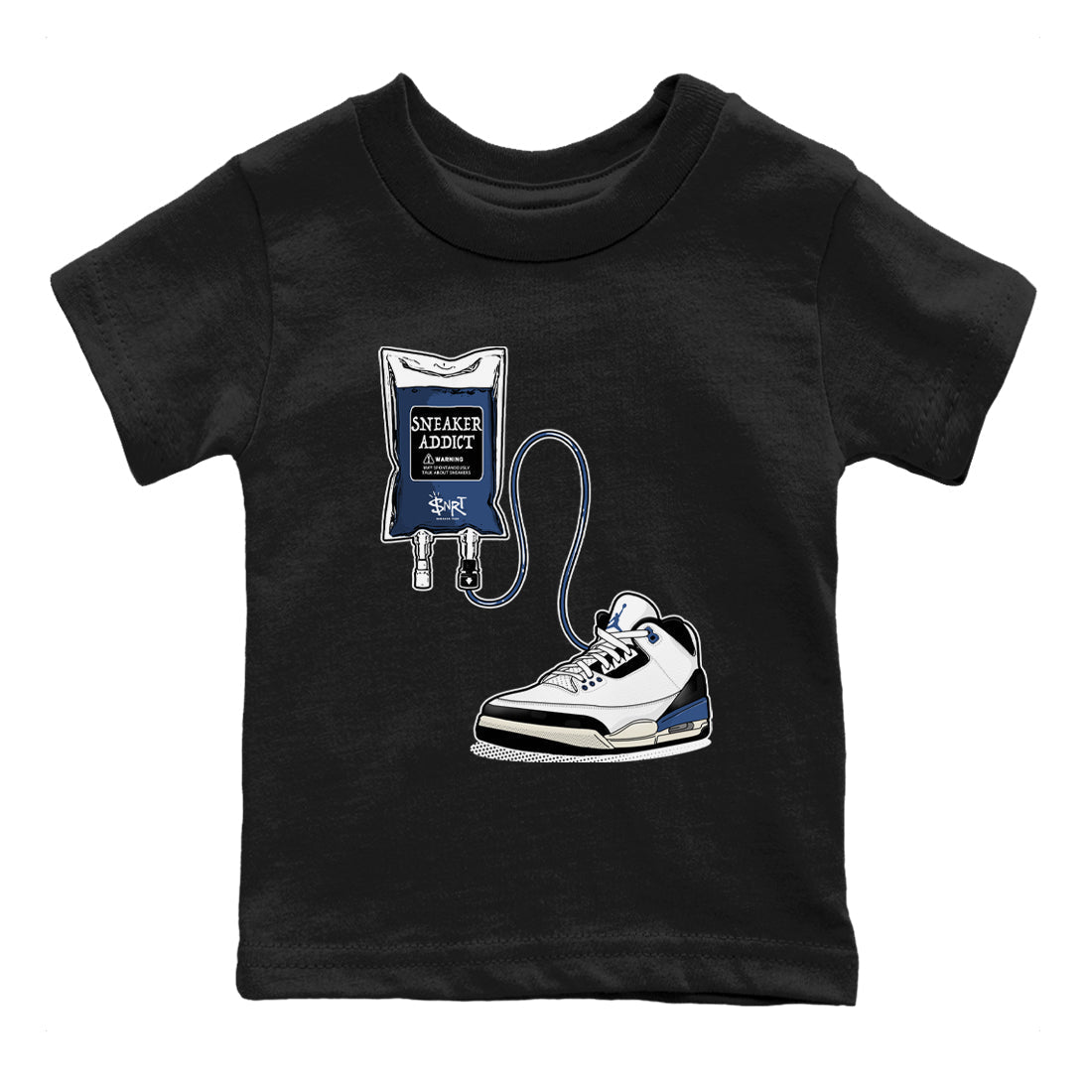 snkmatch Therapy snkmatch Tees Kids - Air Jordan 3 A Ma Maniere x Diffused Blue