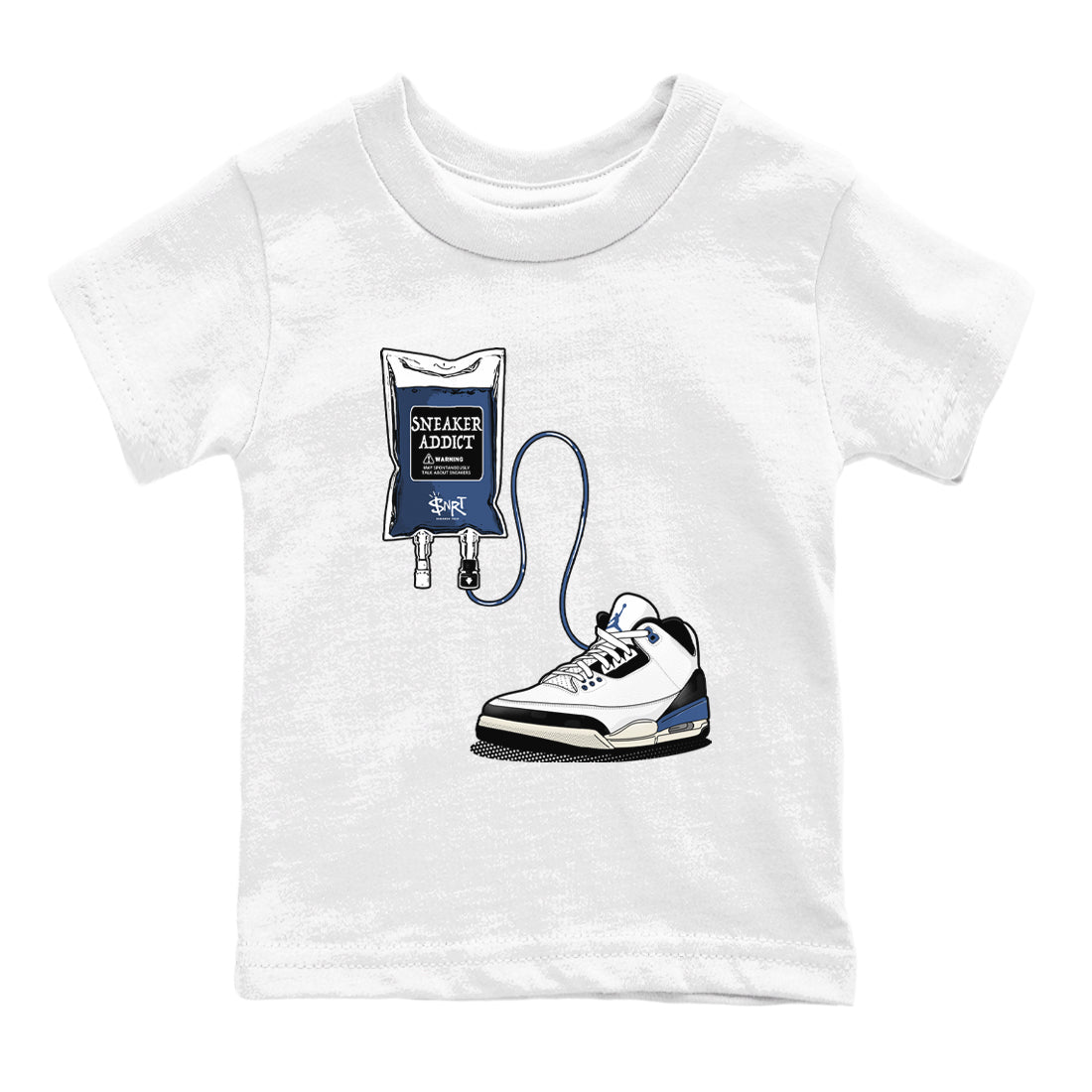 snkmatch Therapy snkmatch Tees Kids - Air Jordan 3 A Ma Maniere x Diffused Blue