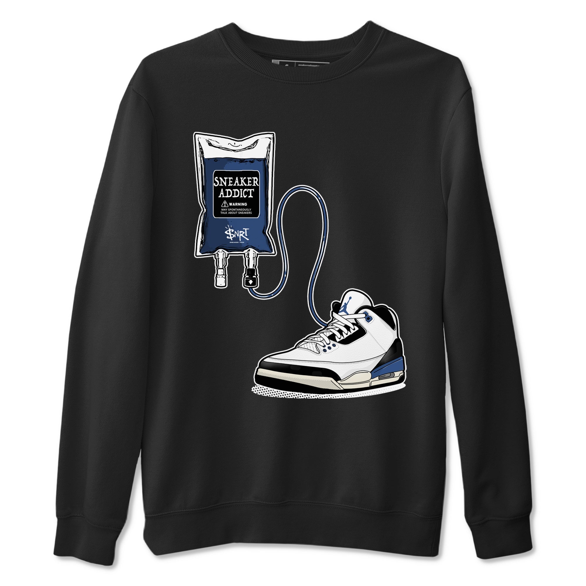 snkmatch Therapy snkmatch Tees - Air Jordan 3 A Ma Maniere x Diffused Blue