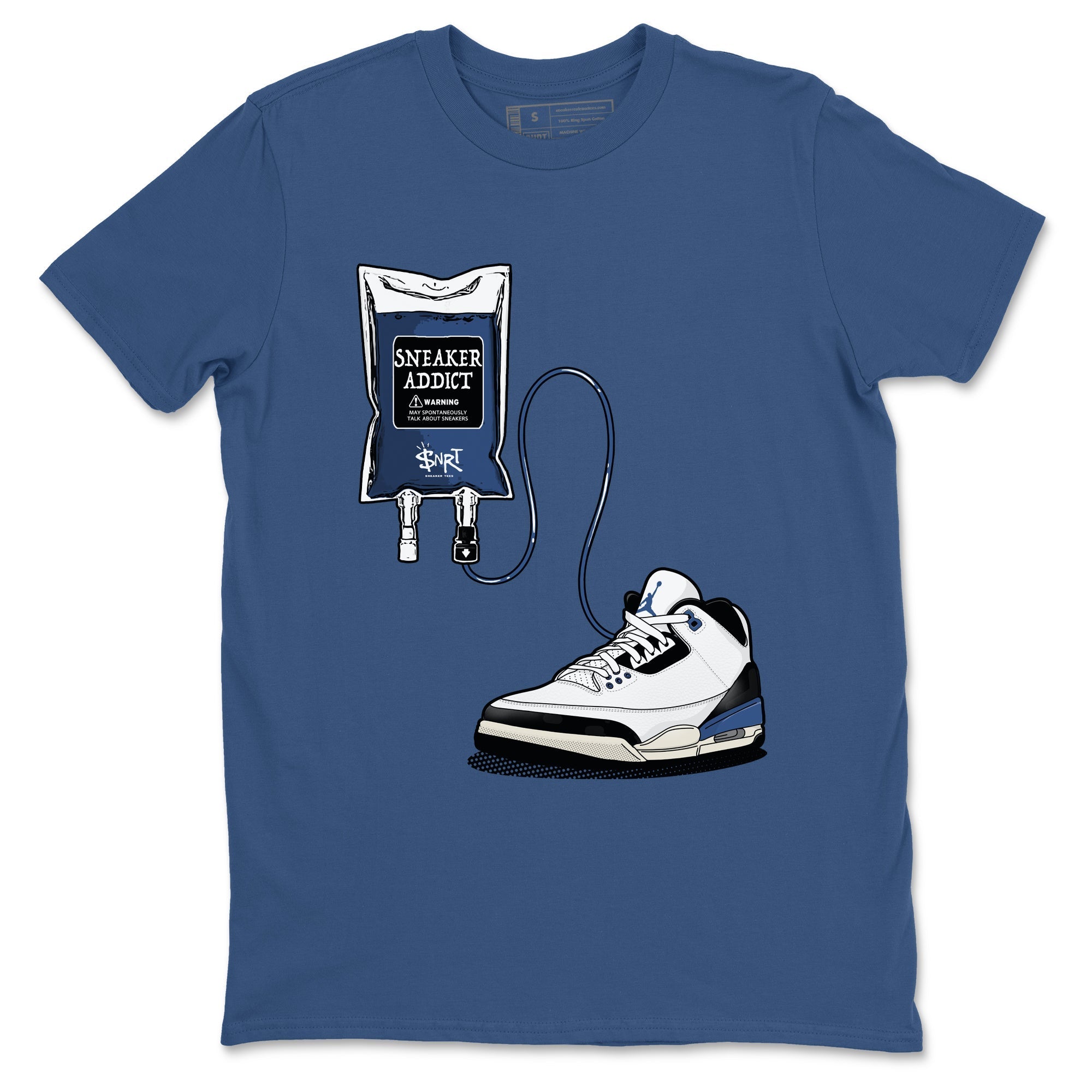 snkmatch Therapy snkmatch Tees - Air Jordan 3 A Ma Maniere x Diffused Blue
