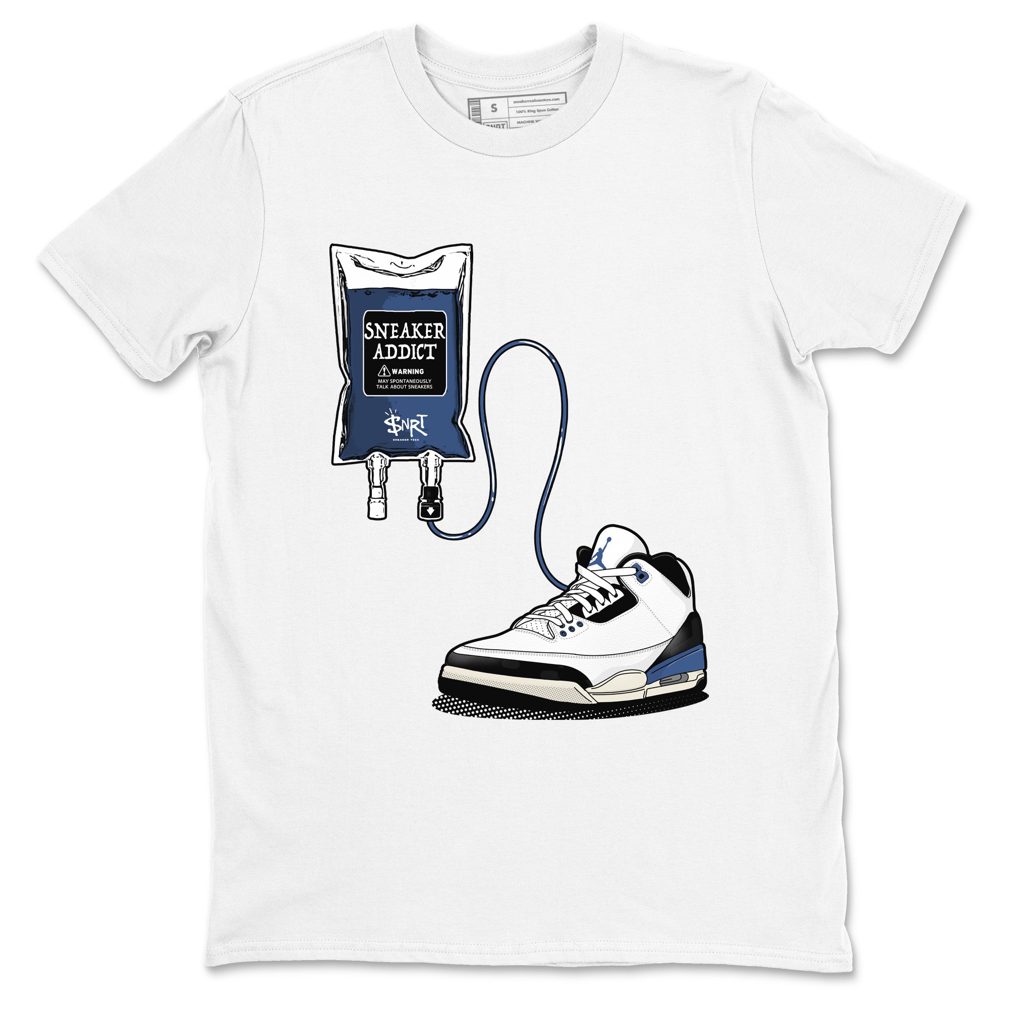 snkmatch Therapy snkmatch Tees - Air Jordan 3 A Ma Maniere x Diffused Blue