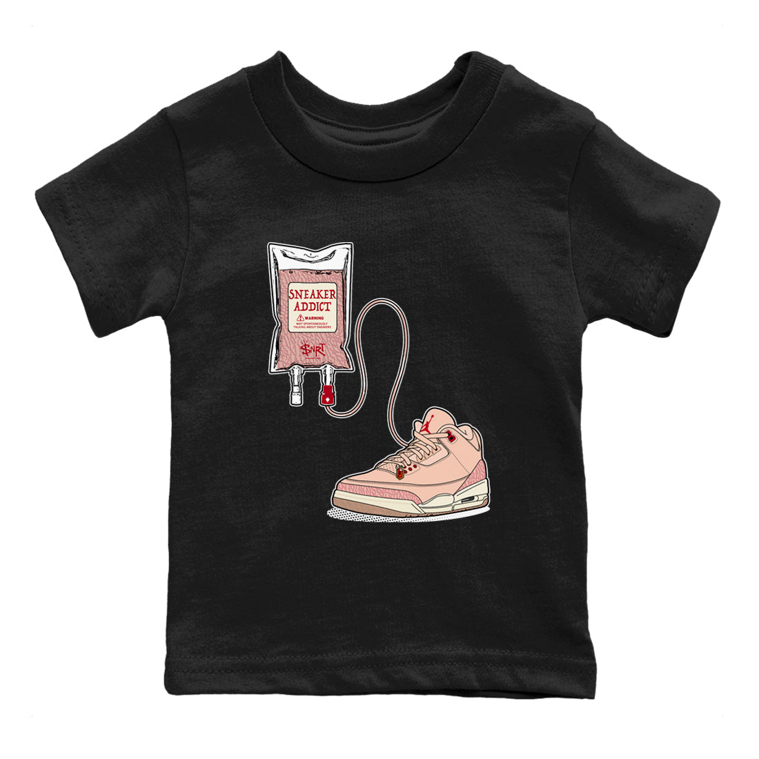 snkmatch Therapy snkmatch Tees Kids - Air Jordan 3 Valentines Day