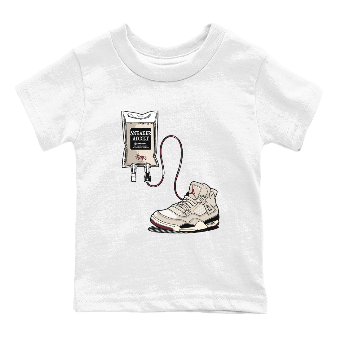 snkmatch Therapy snkmatch Tees Kids - Air Jordan 4 A Ma Maniere x Fossil Stone