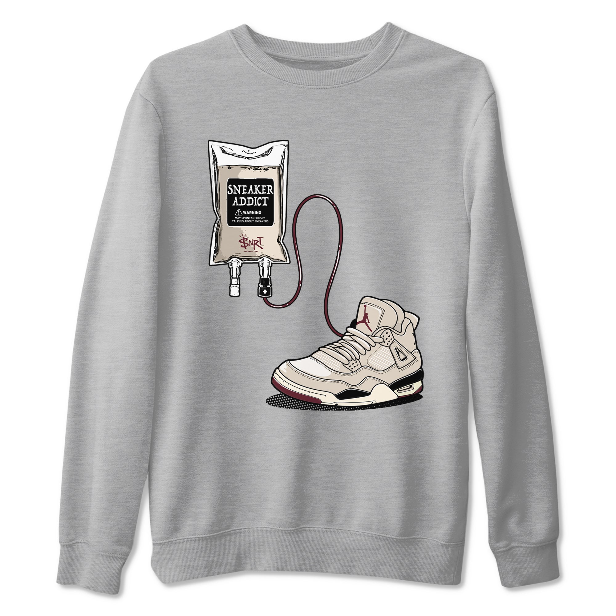 snkmatch Therapy snkmatch Tees - Air Jordan 4 A Ma Maniere x Fossil Stone