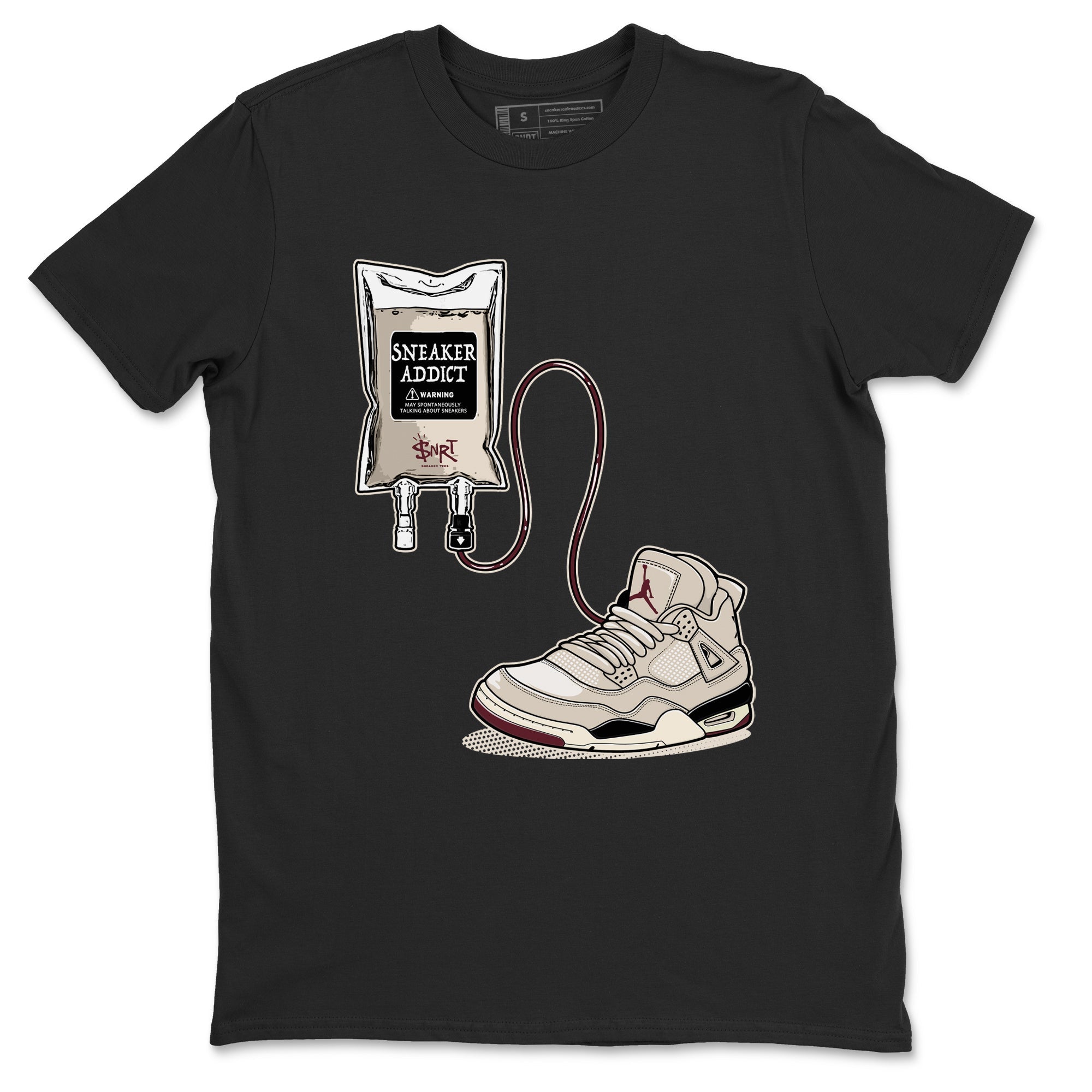 snkmatch Therapy snkmatch Tees - Air Jordan 4 A Ma Maniere x Fossil Stone