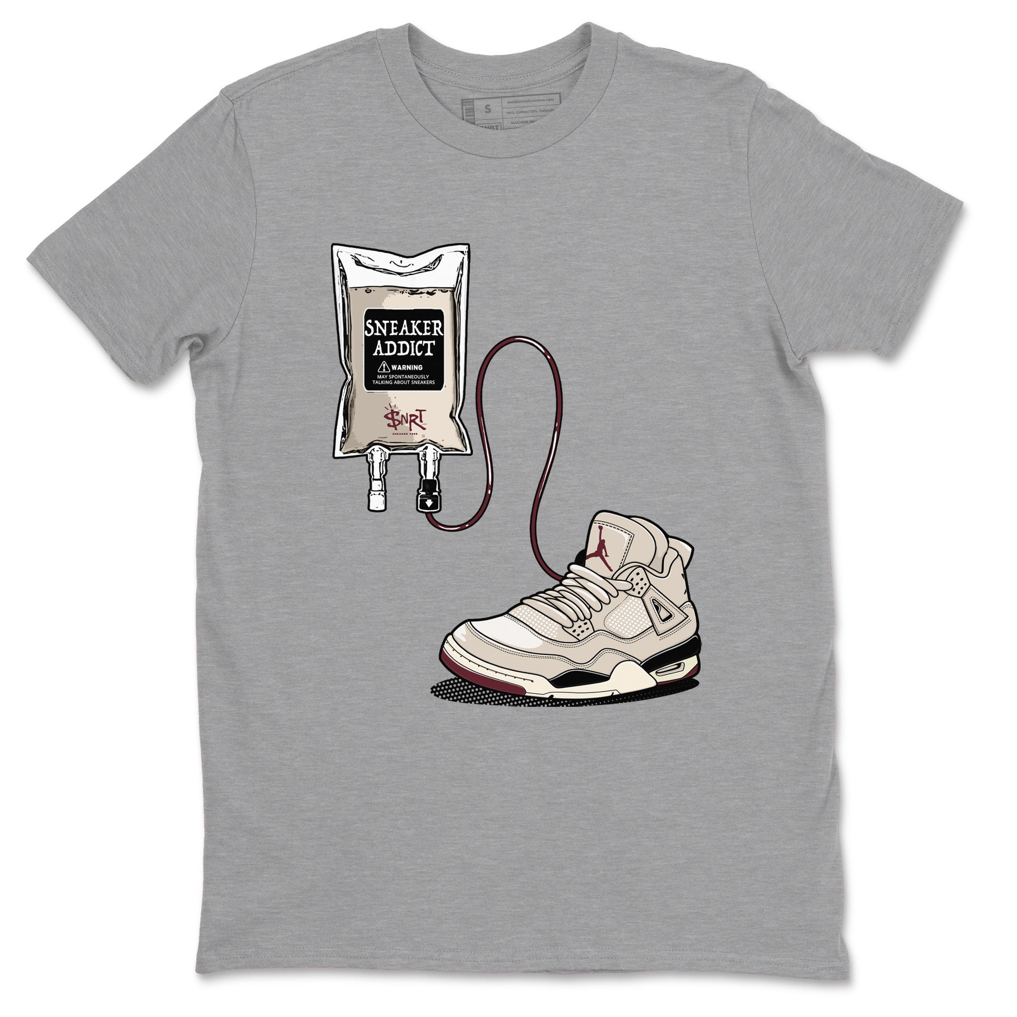 snkmatch Therapy snkmatch Tees - Air Jordan 4 A Ma Maniere x Fossil Stone