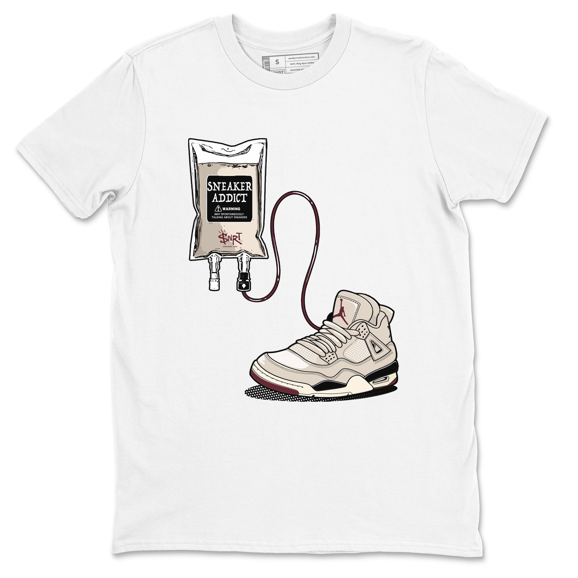 snkmatch Therapy snkmatch Tees - Air Jordan 4 A Ma Maniere x Fossil Stone