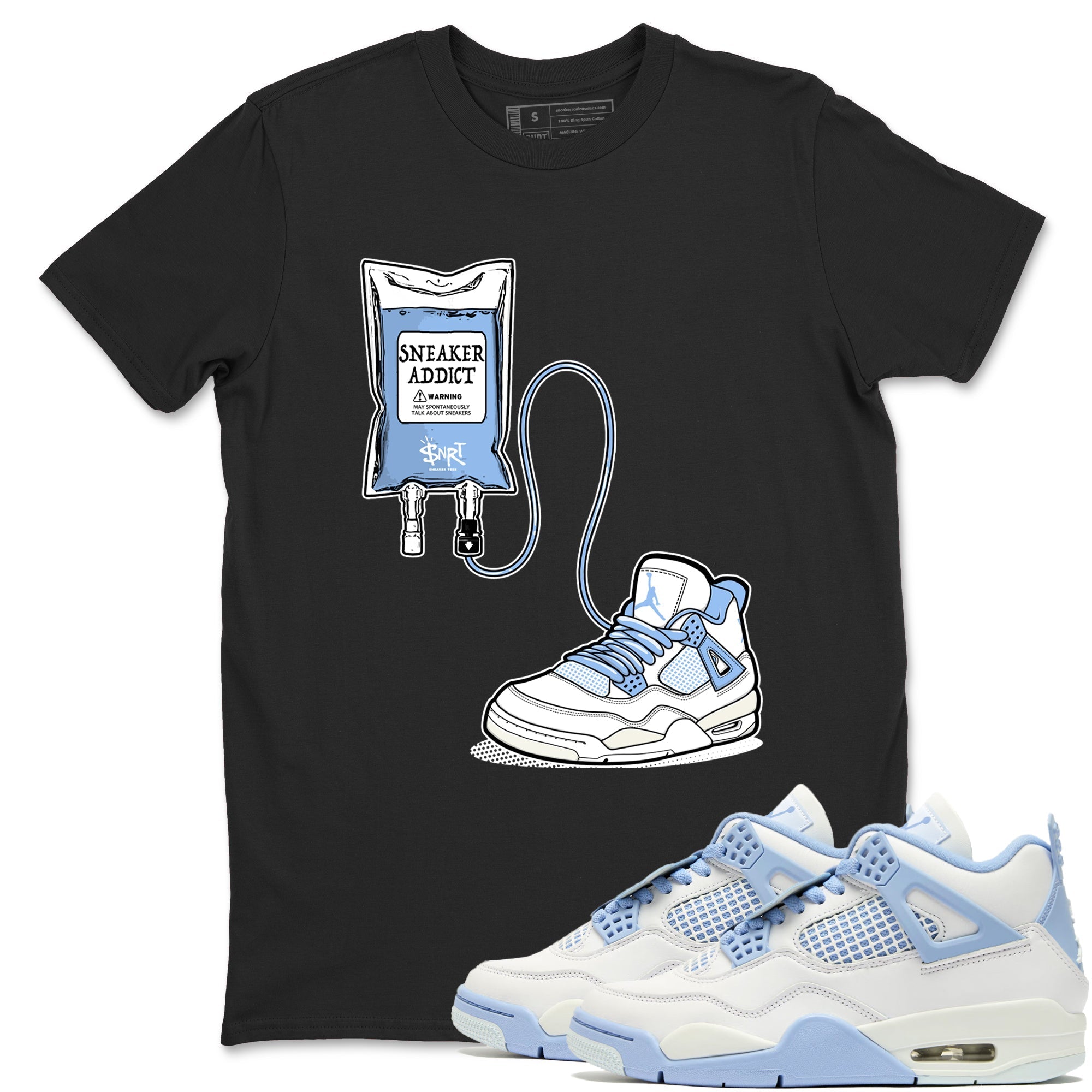 snkmatch Therapy snkmatch Tees - Air Jordan 4 Aluminum