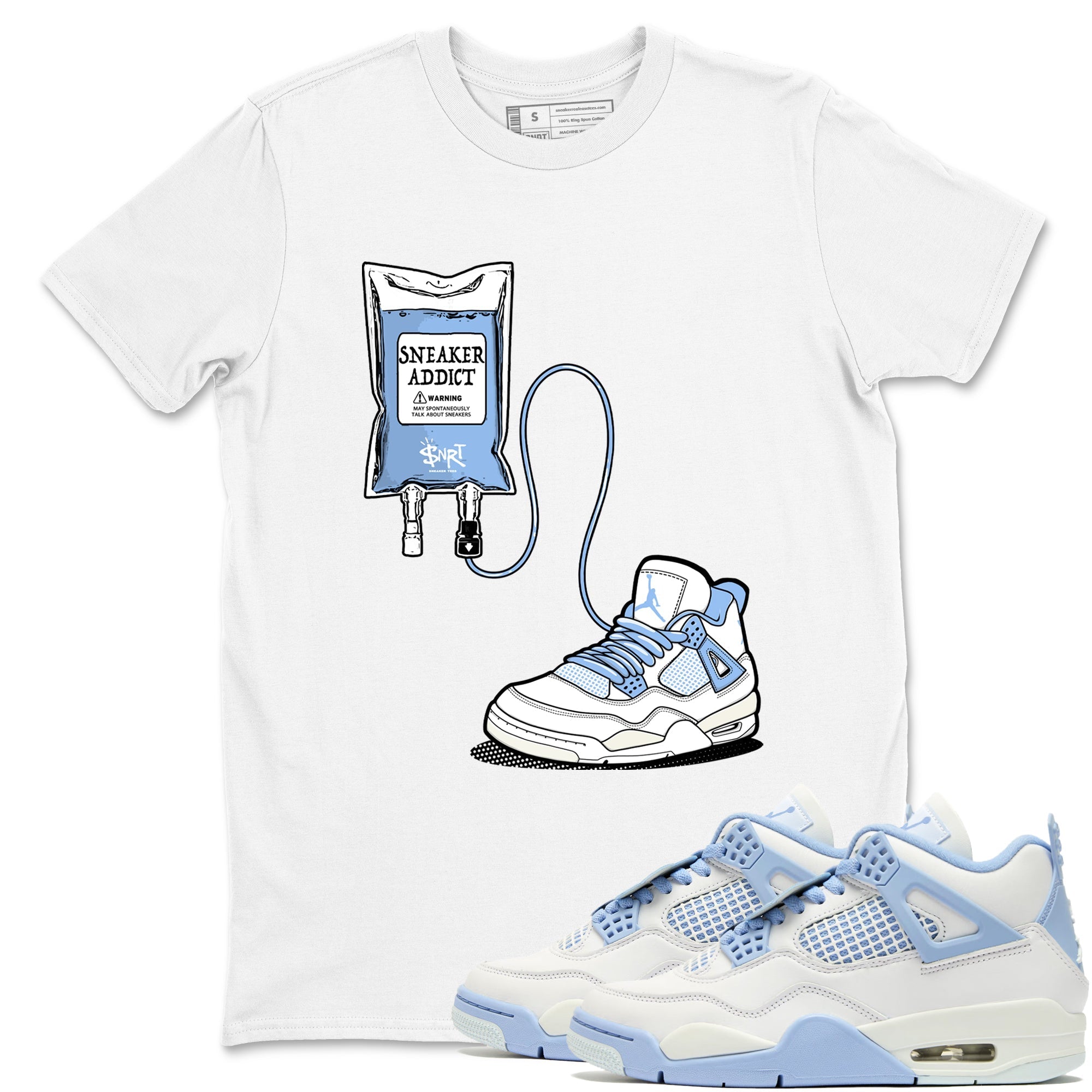 snkmatch Therapy snkmatch Tees - Air Jordan 4 Aluminum