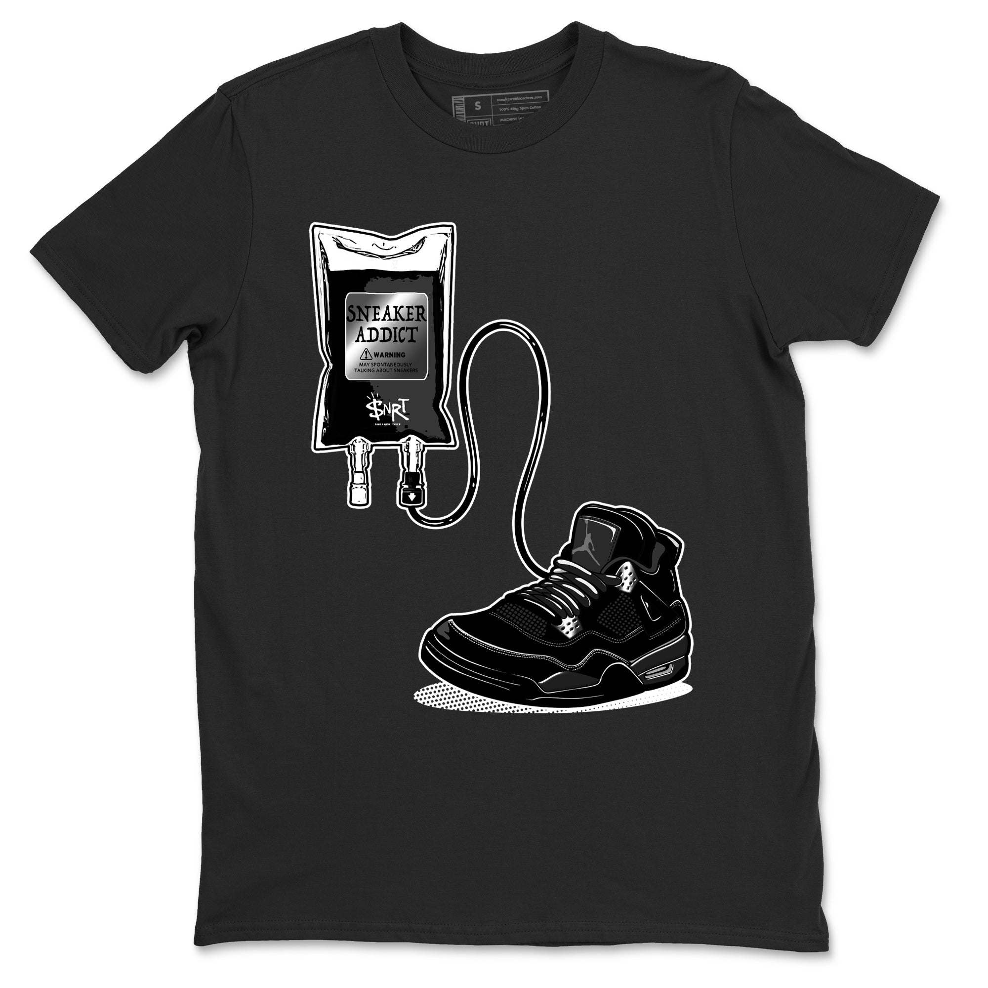 snkmatch Therapy snkmatch Tees - Air Jordan 4 Black Cat