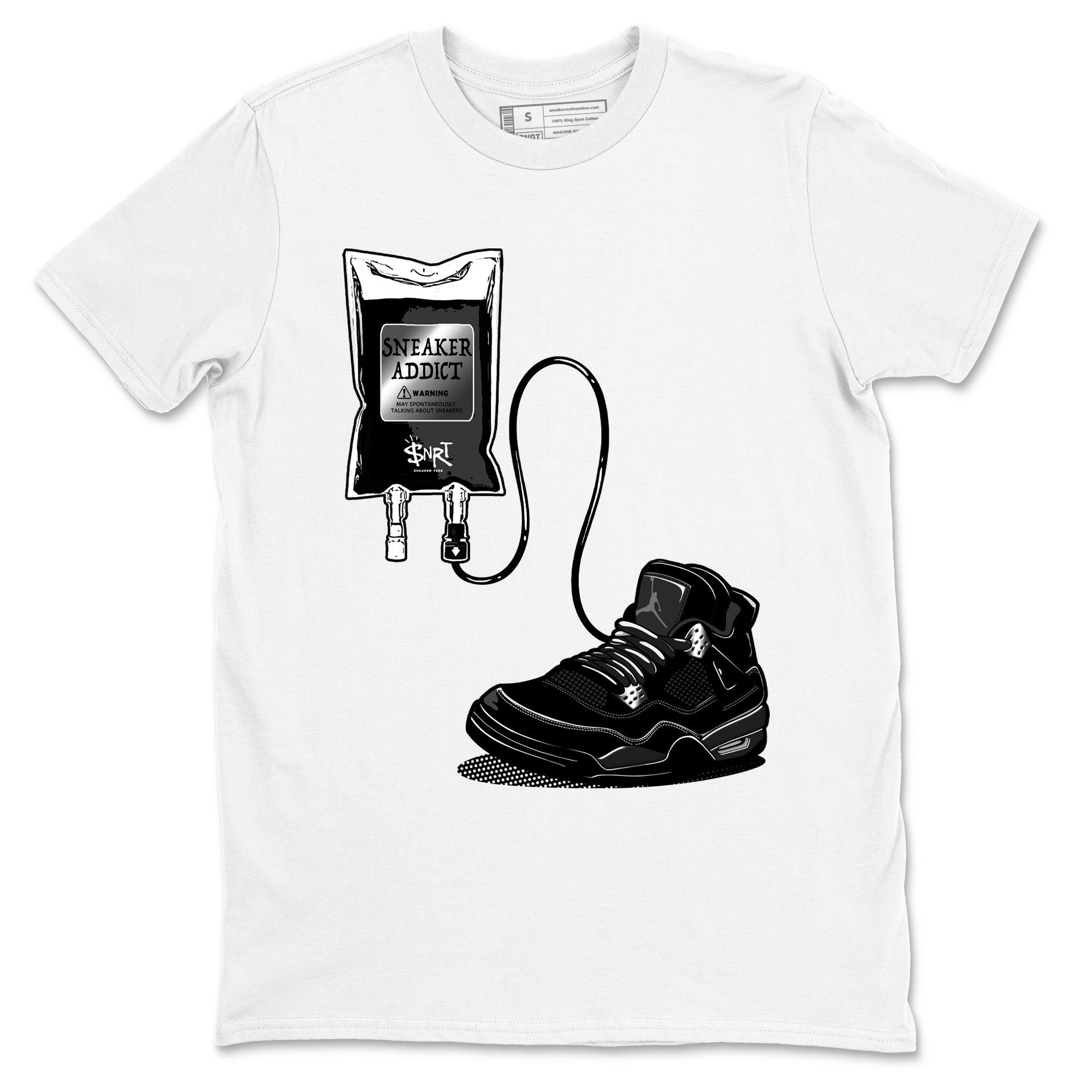 snkmatch Therapy snkmatch Tees - Air Jordan 4 Black Cat