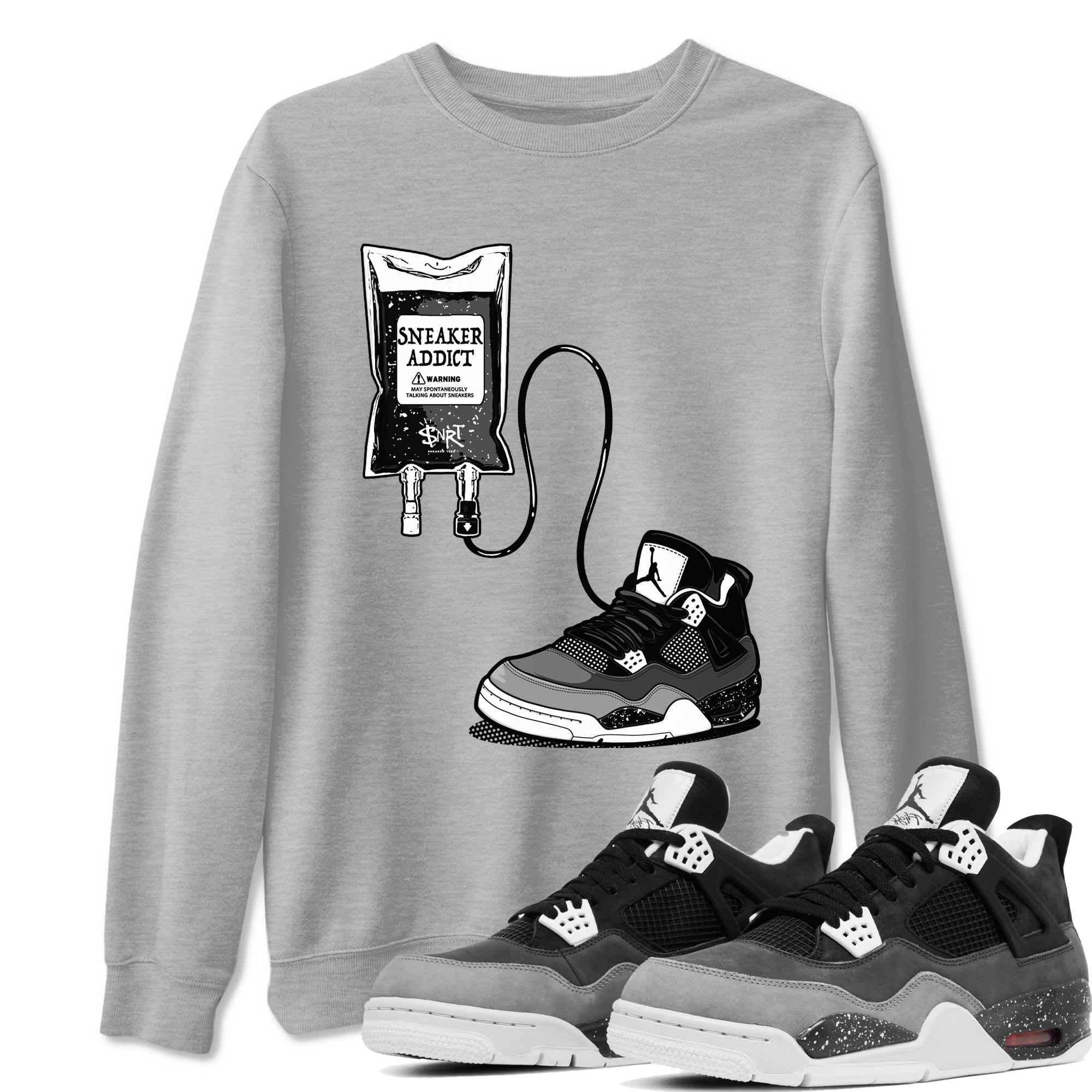 snkmatch Therapy snkmatch Tees - Air Jordan 4 Fear