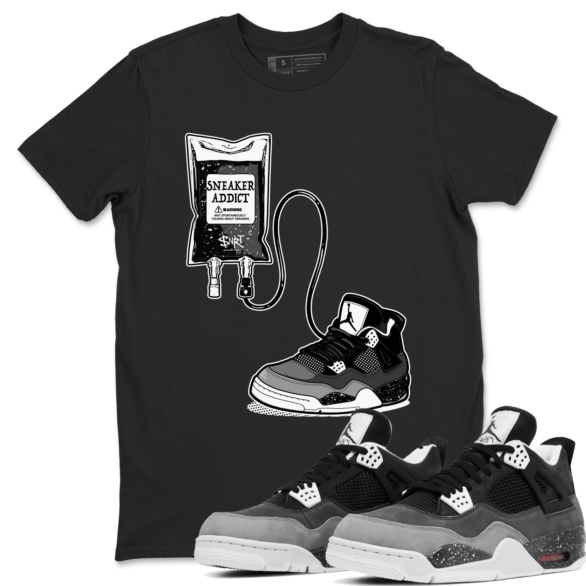 snkmatch Therapy snkmatch Tees - Air Jordan 4 Fear
