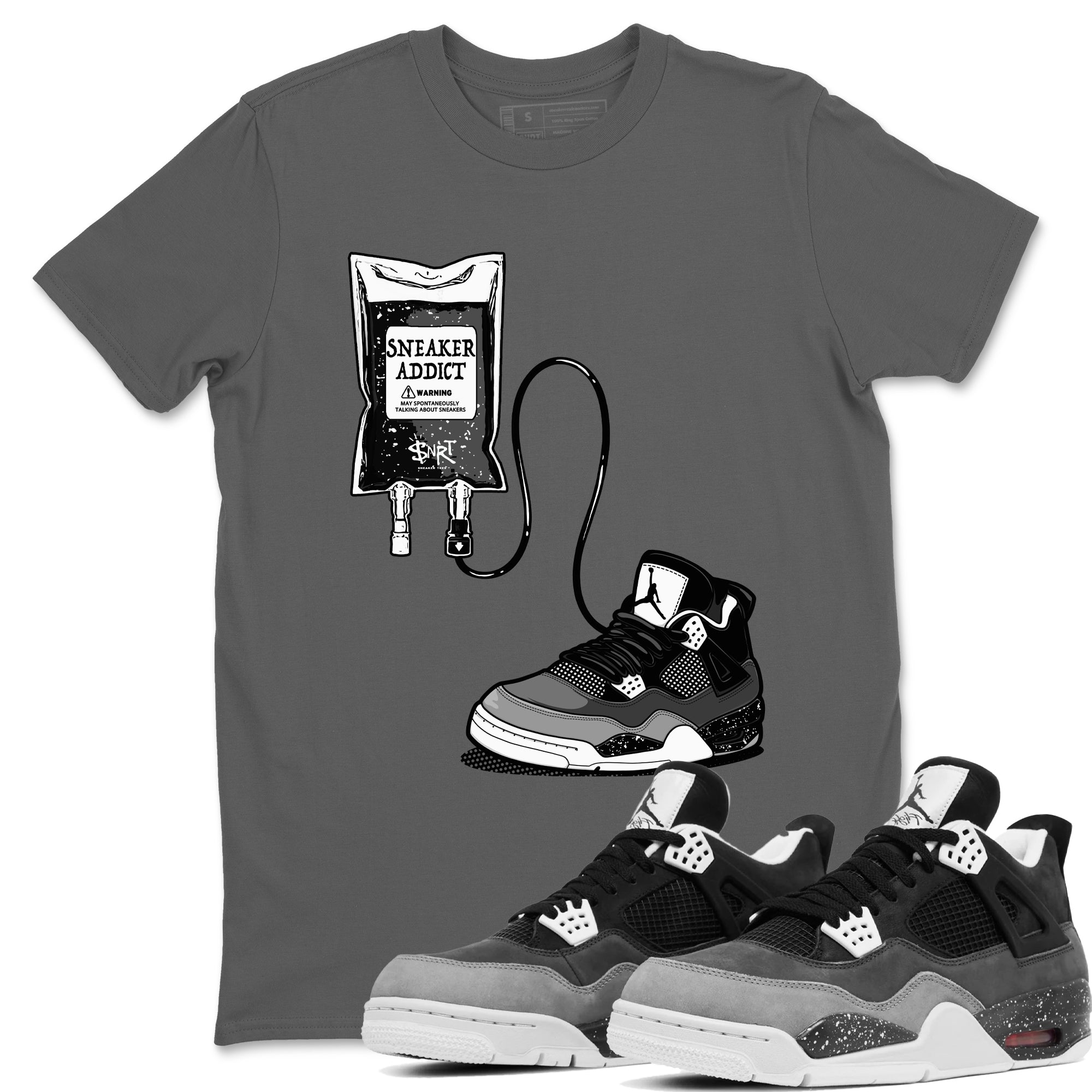 snkmatch Therapy snkmatch Tees - Air Jordan 4 Fear