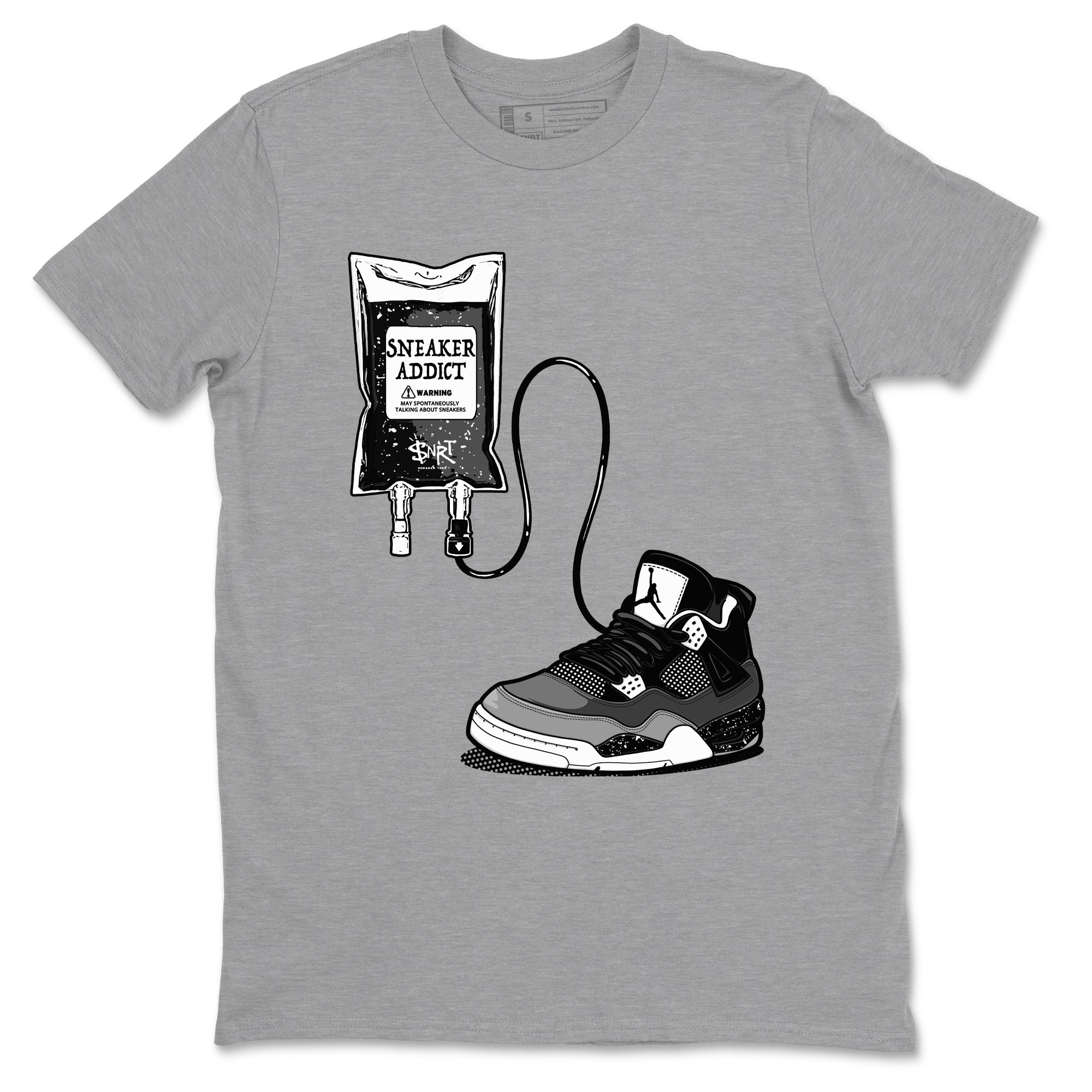 snkmatch Therapy snkmatch Tees - Air Jordan 4 Fear