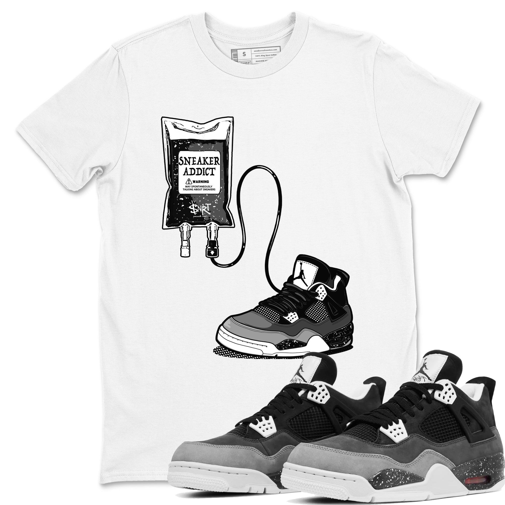 snkmatch Therapy snkmatch Tees - Air Jordan 4 Fear