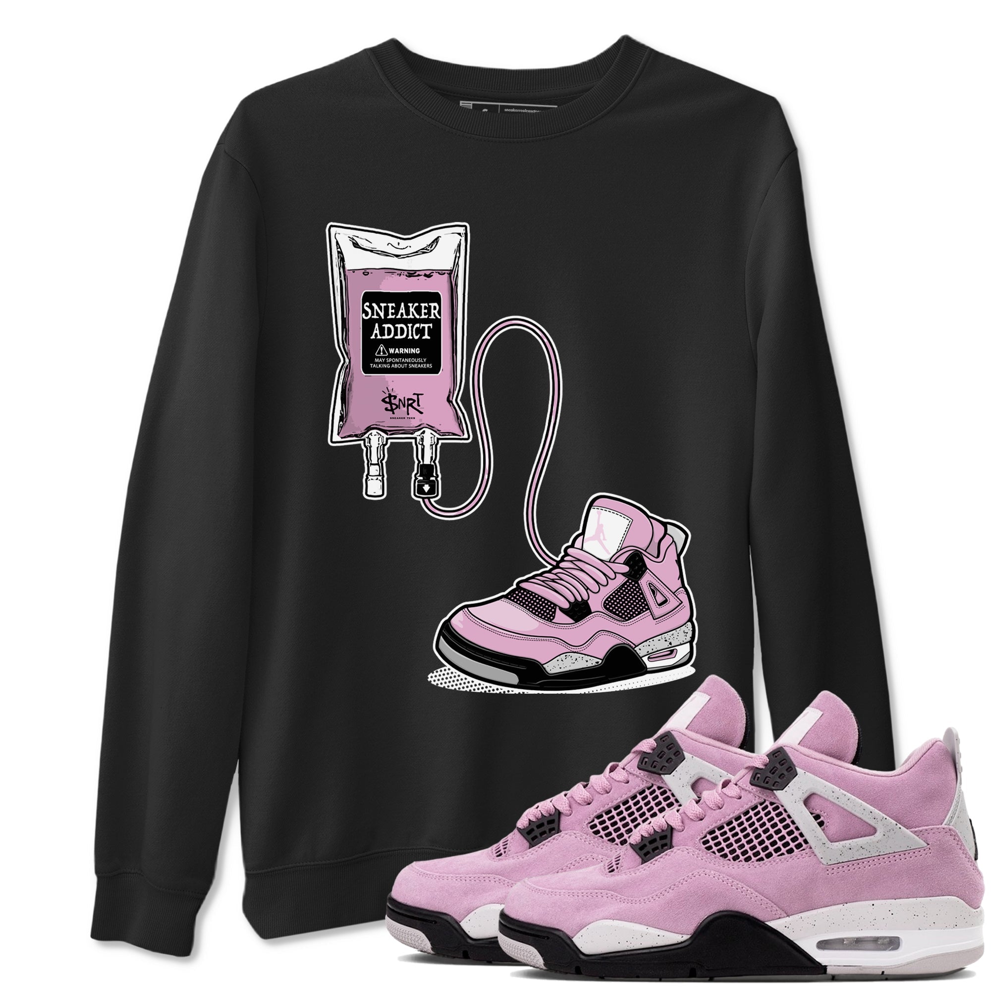 snkmatch Therapy snkmatch Tees - Air Jordan 4 Orchid