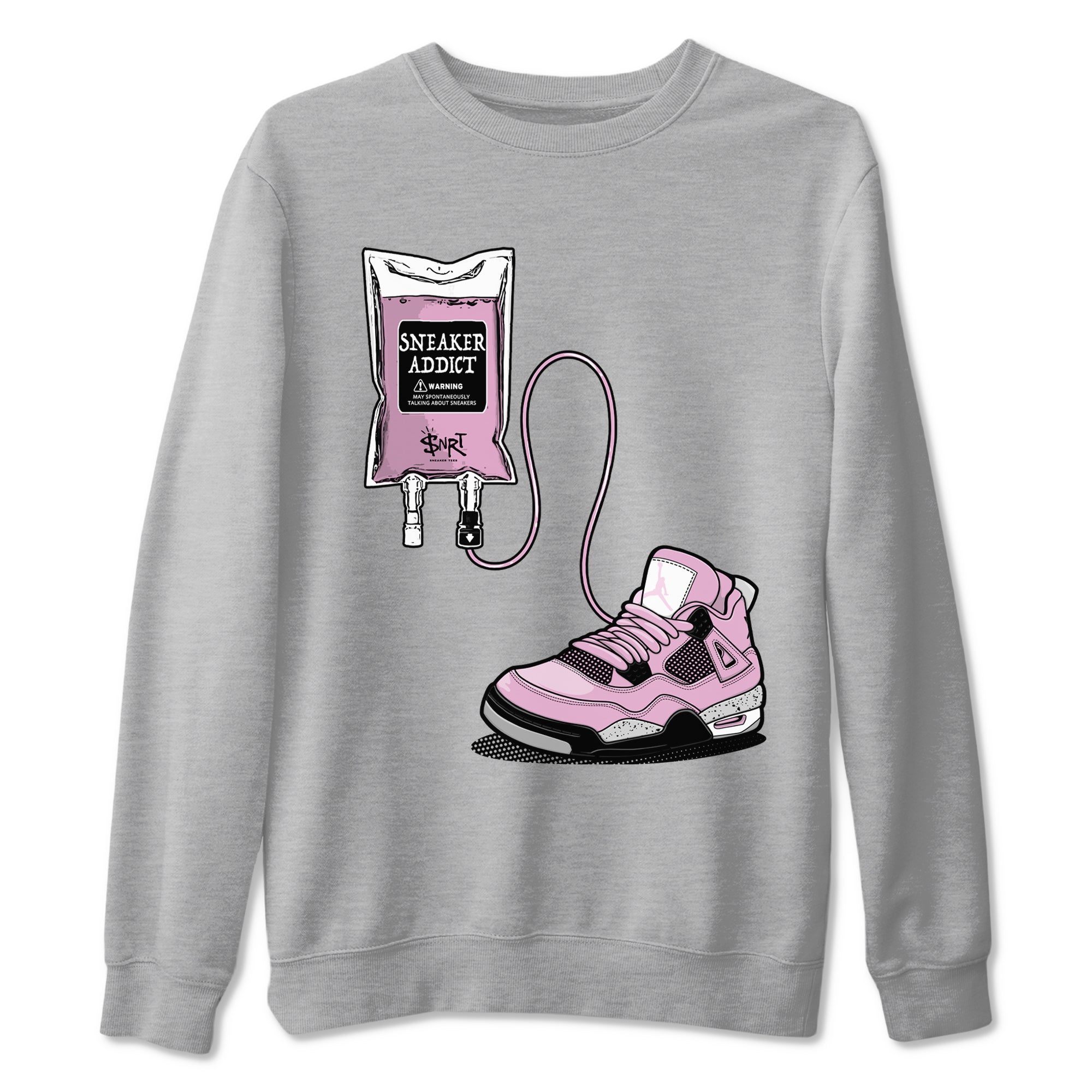snkmatch Therapy snkmatch Tees - Air Jordan 4 Orchid