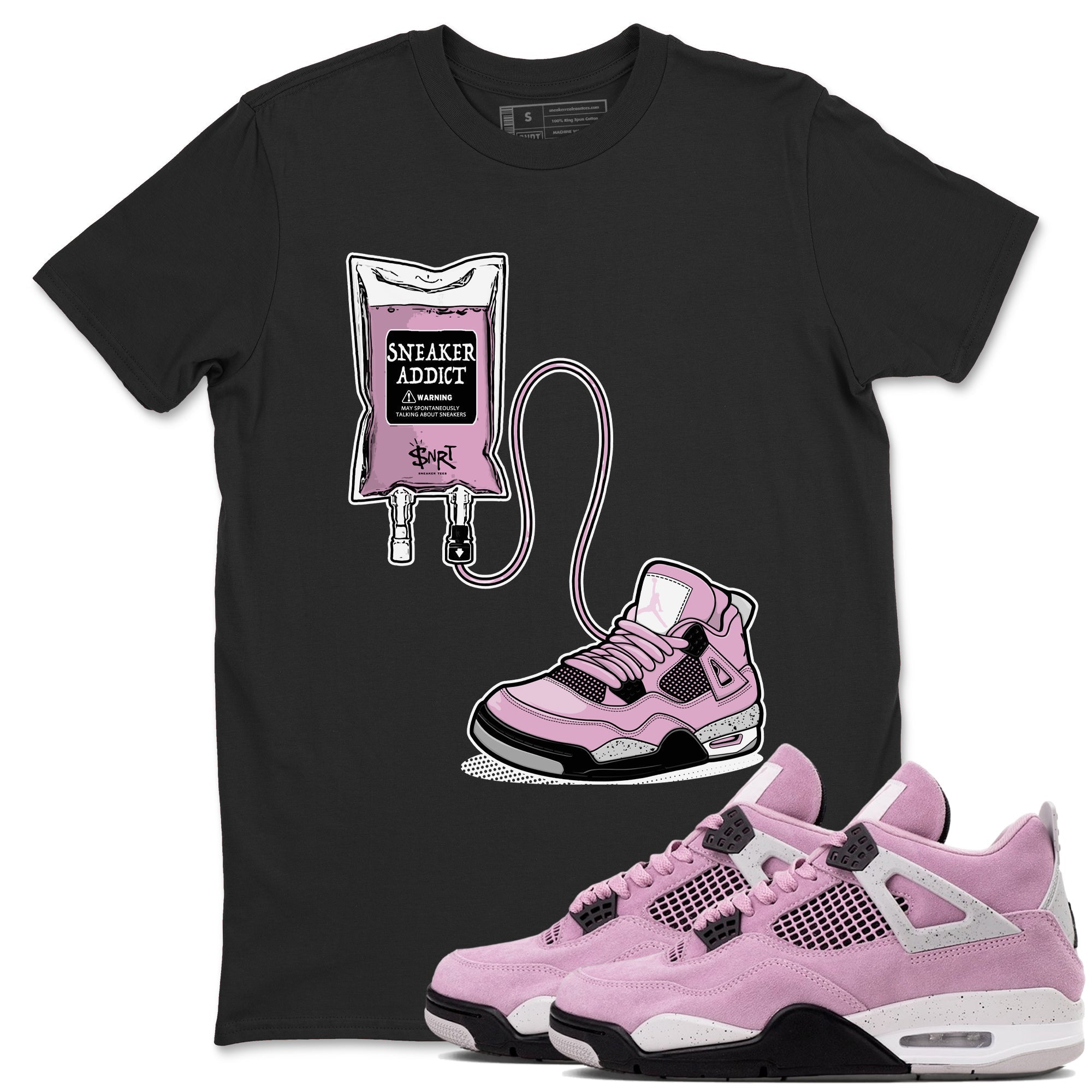 snkmatch Therapy snkmatch Tees - Air Jordan 4 Orchid