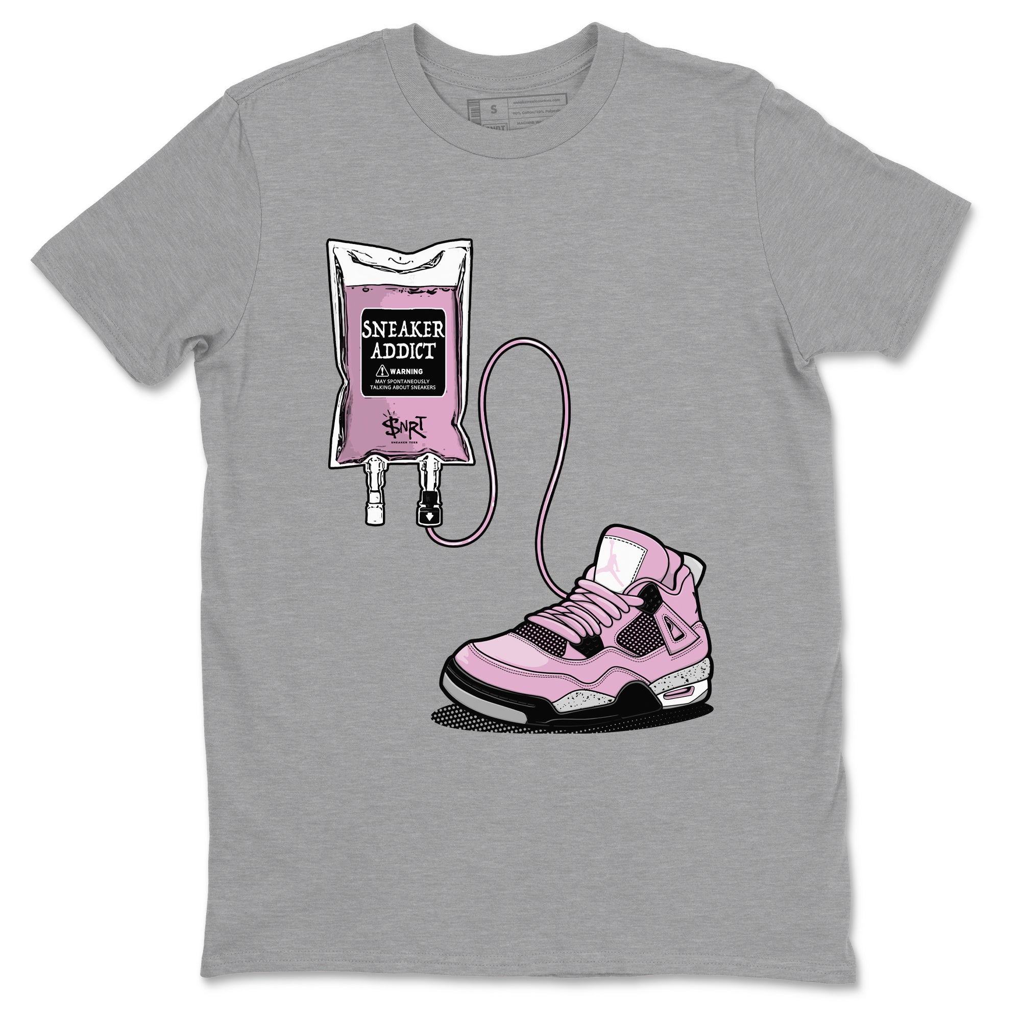 snkmatch Therapy snkmatch Tees - Air Jordan 4 Orchid