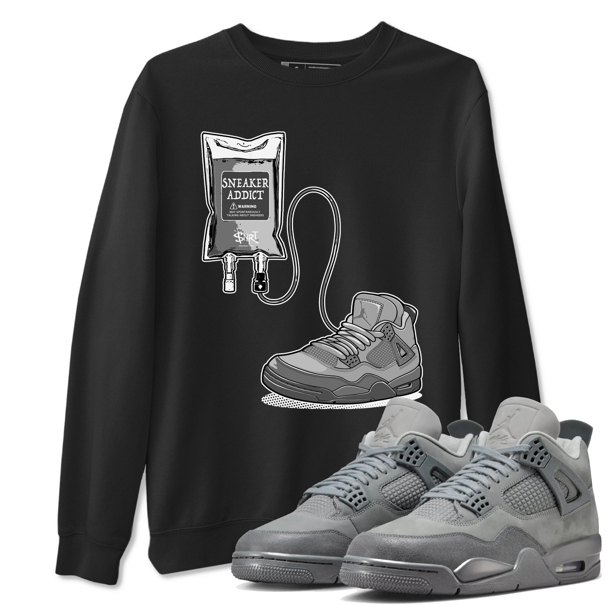 snkmatch Therapy snkmatch Tees - Air Jordan 4 Wet Cement