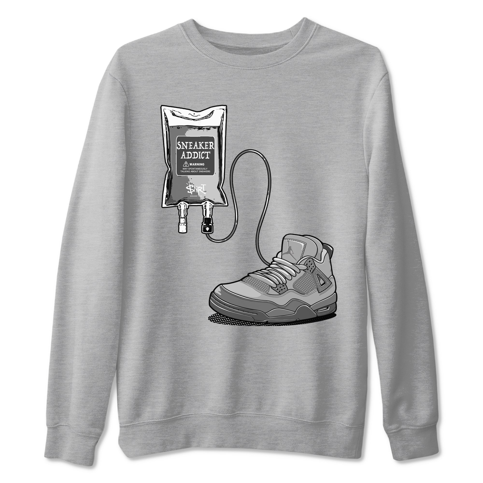 snkmatch Therapy snkmatch Tees - Air Jordan 4 Wet Cement