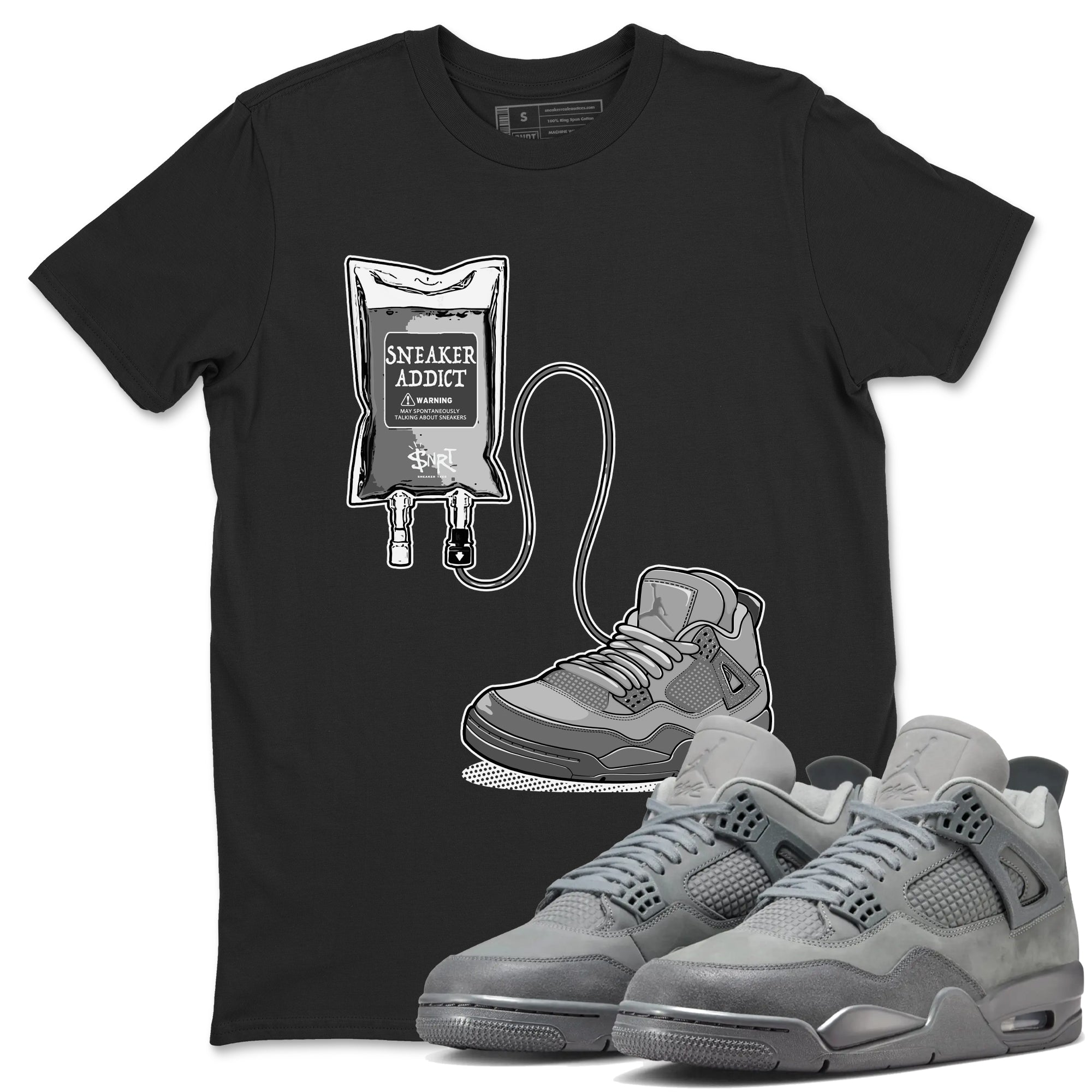 snkmatch Therapy snkmatch Tees - Air Jordan 4 Wet Cement
