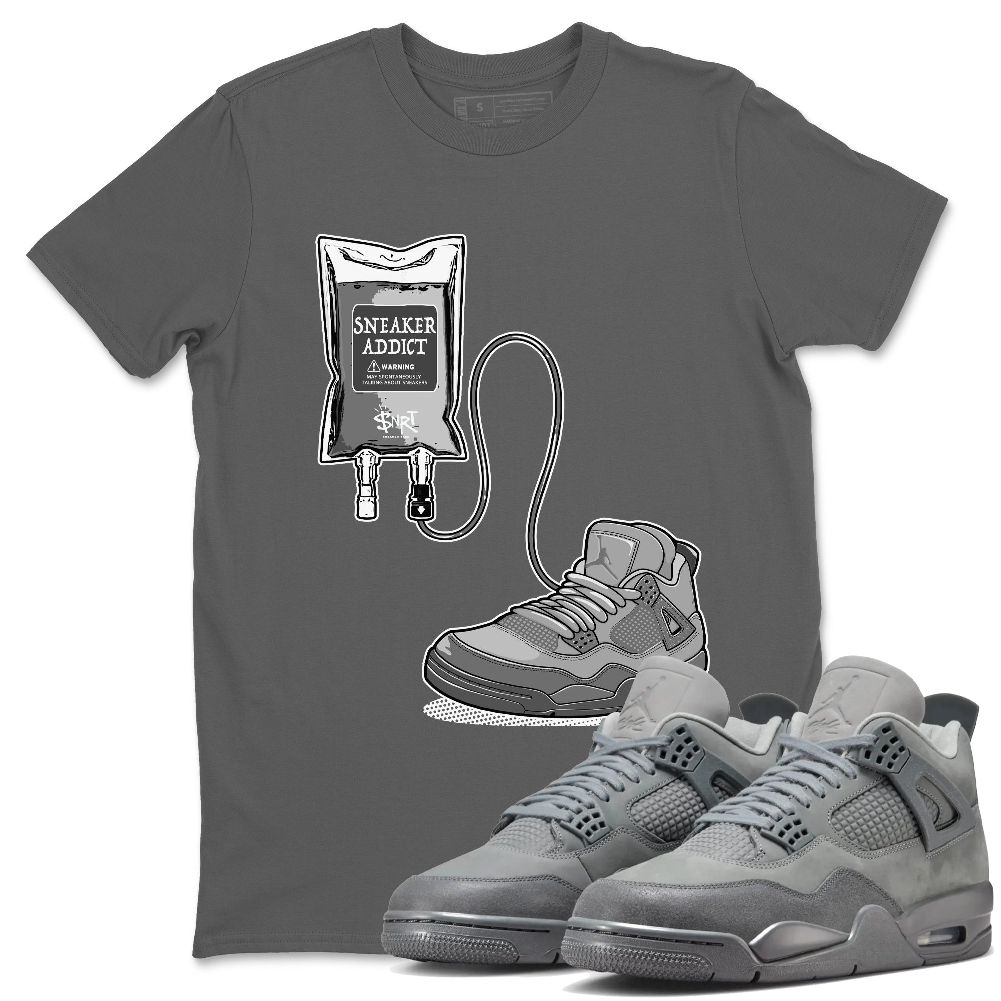 snkmatch Therapy snkmatch Tees - Air Jordan 4 Wet Cement