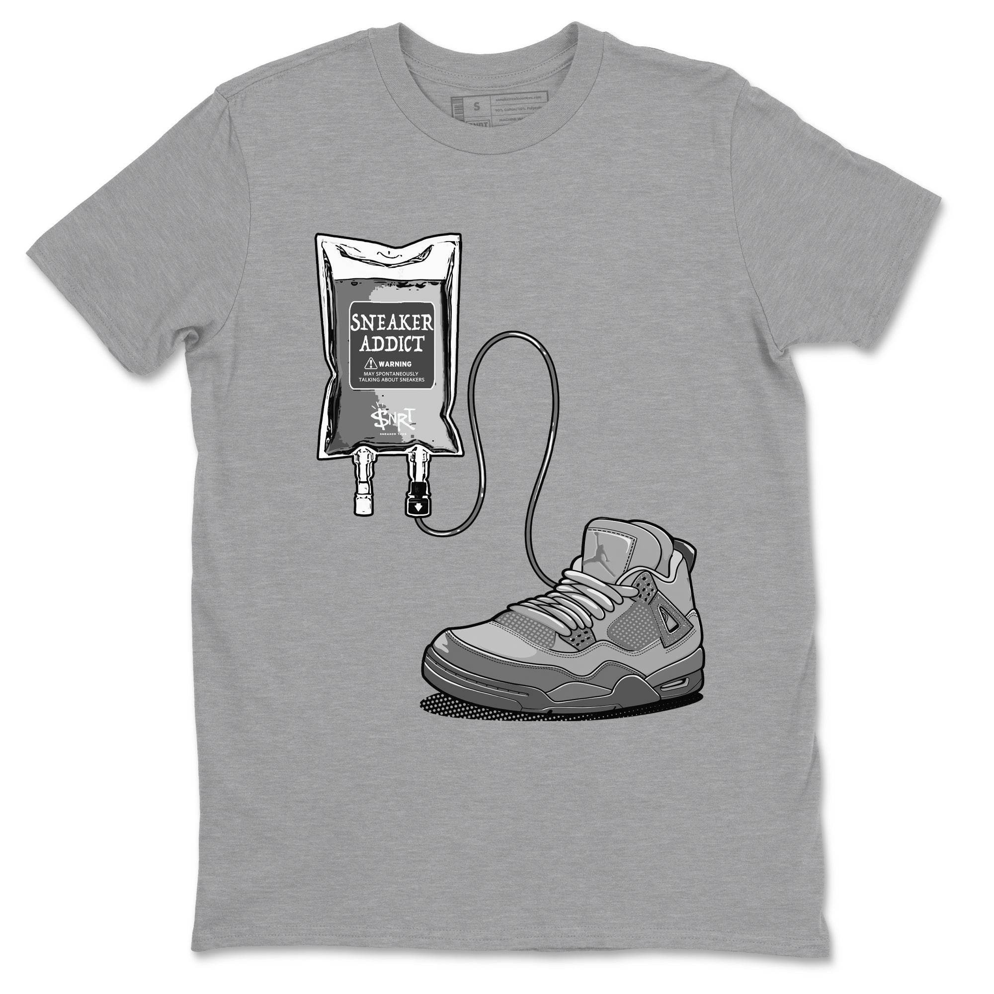 snkmatch Therapy snkmatch Tees - Air Jordan 4 Wet Cement