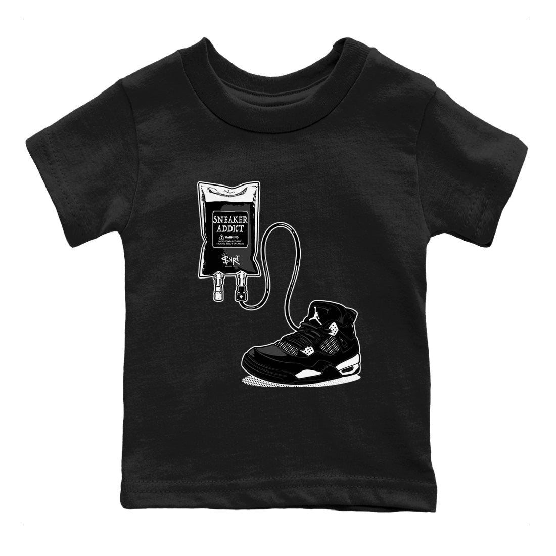 snkmatch Therapy snkmatch Tees Kids - Air Jordan 4 White Thunder