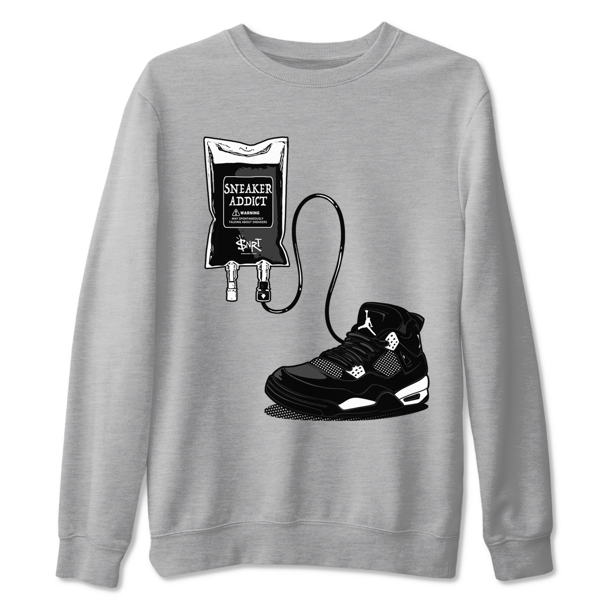 snkmatch Therapy snkmatch Tees - Air Jordan 4 White Thunder