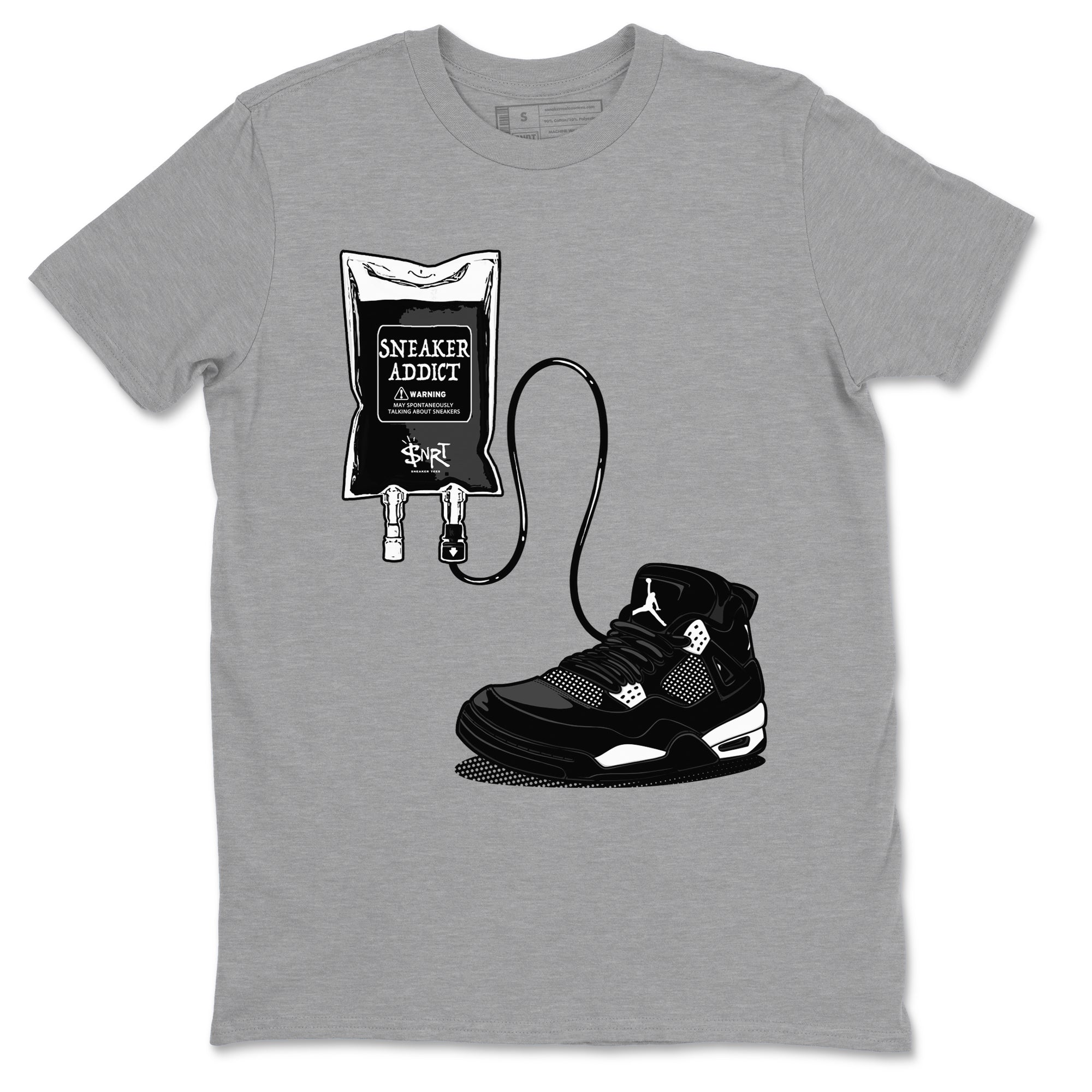 snkmatch Therapy snkmatch Tees - Air Jordan 4 White Thunder