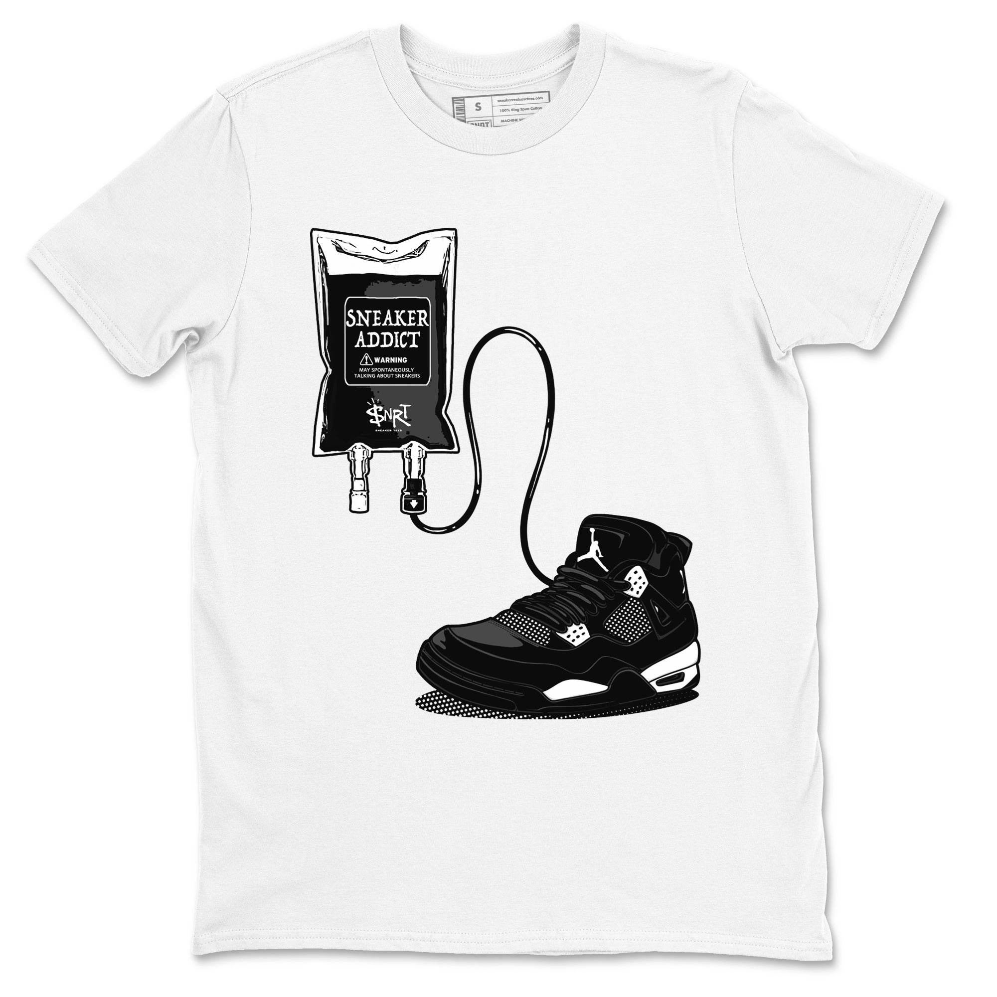 snkmatch Therapy snkmatch Tees - Air Jordan 4 White Thunder