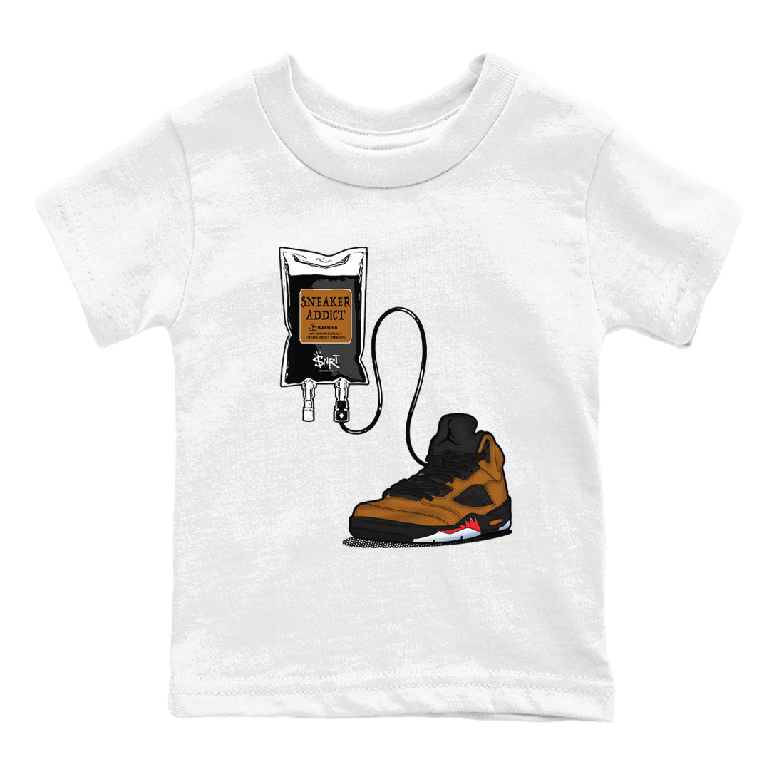snkmatch Therapy snkmatch Tees Kids - Air Jordan 5 Archaeo Brown