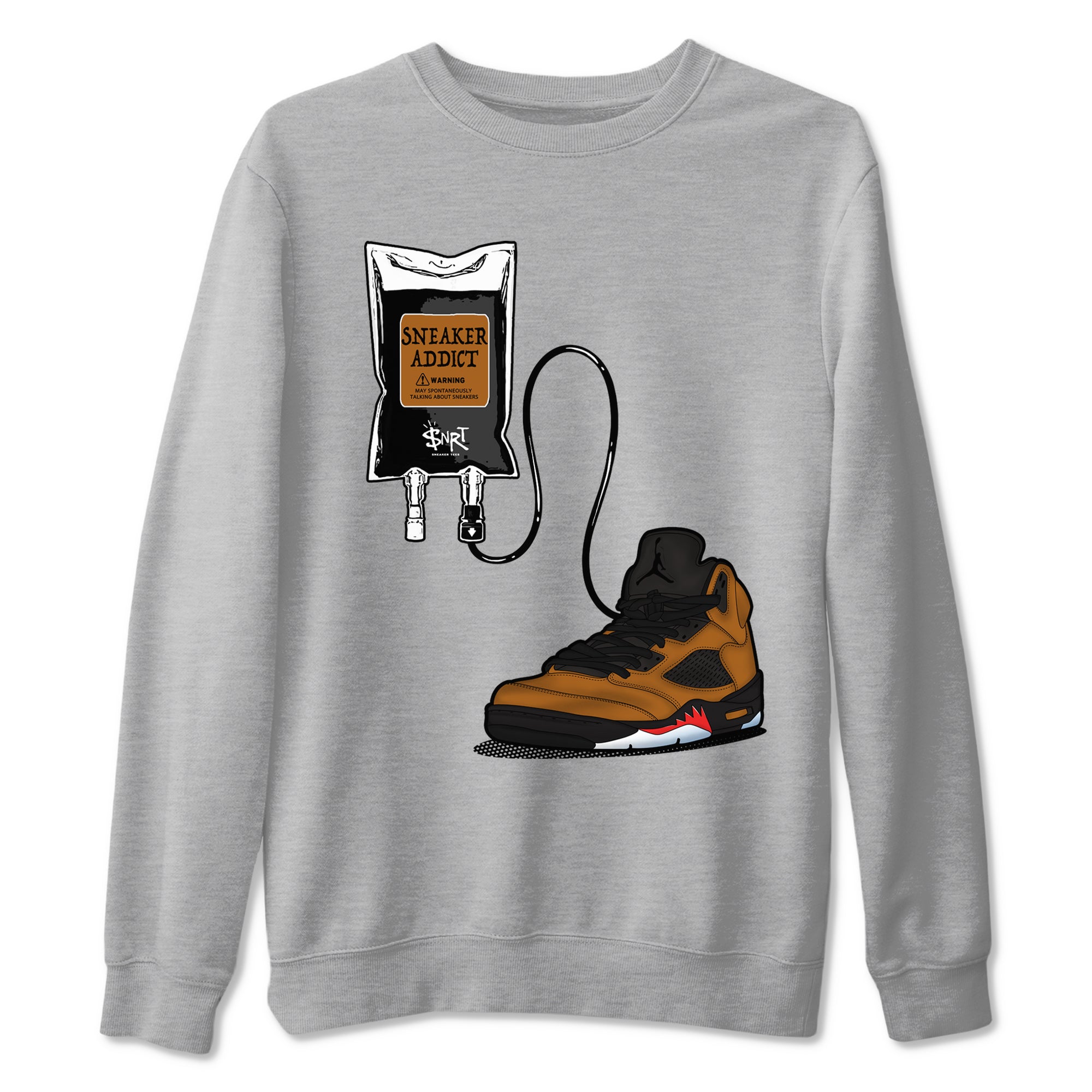 snkmatch Therapy snkmatch Tees - Air Jordan 5 Archaeo Brown