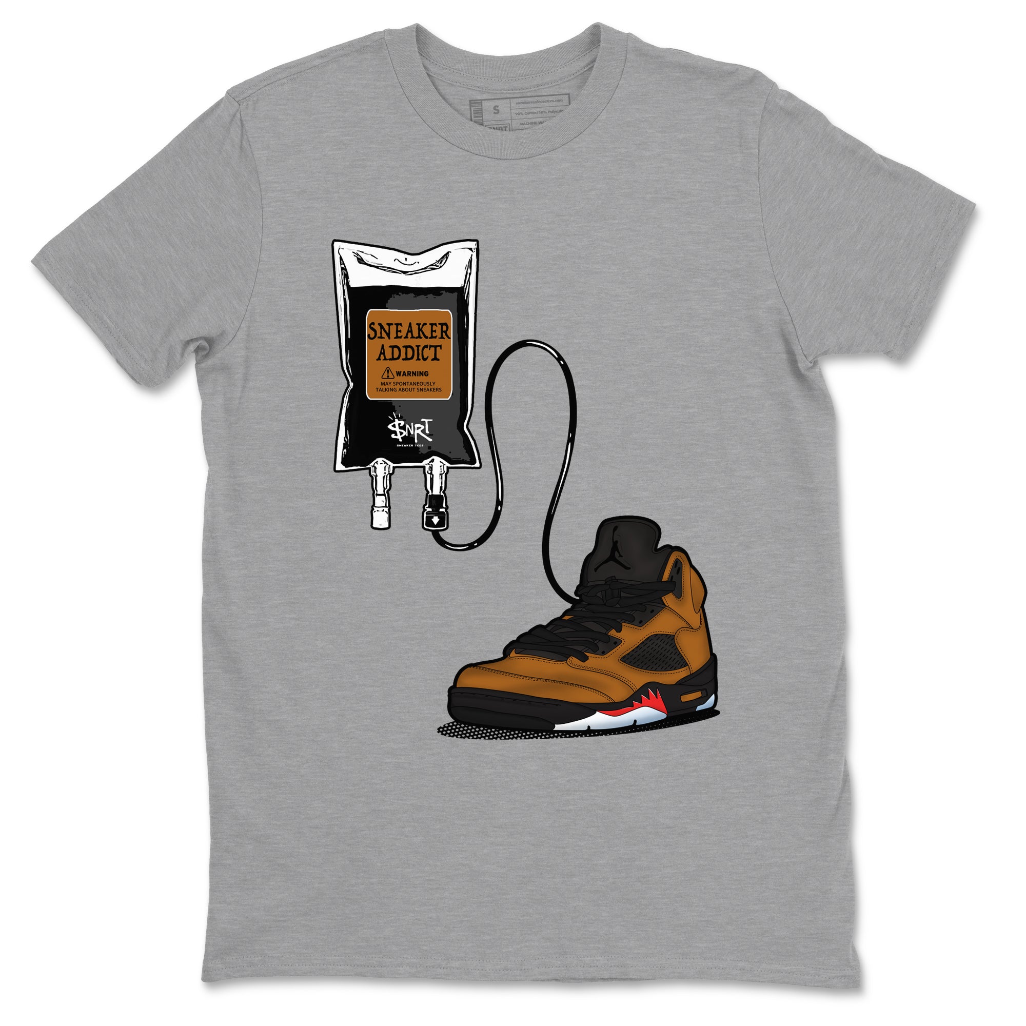 snkmatch Therapy snkmatch Tees - Air Jordan 5 Archaeo Brown