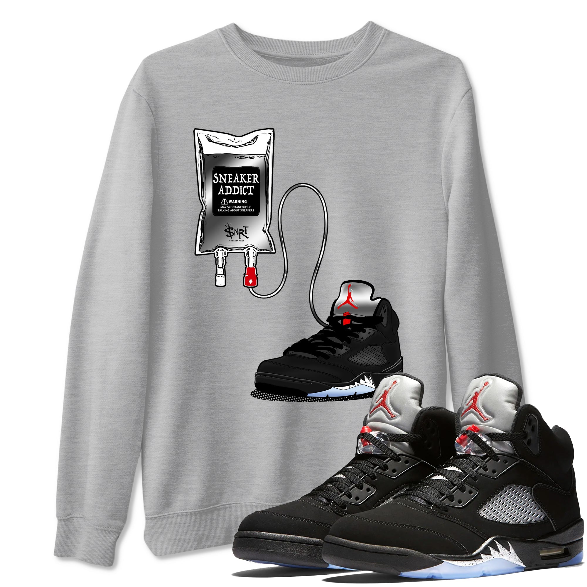 snkmatch Therapy snkmatch Tees - Air Jordan 5 Reimagined