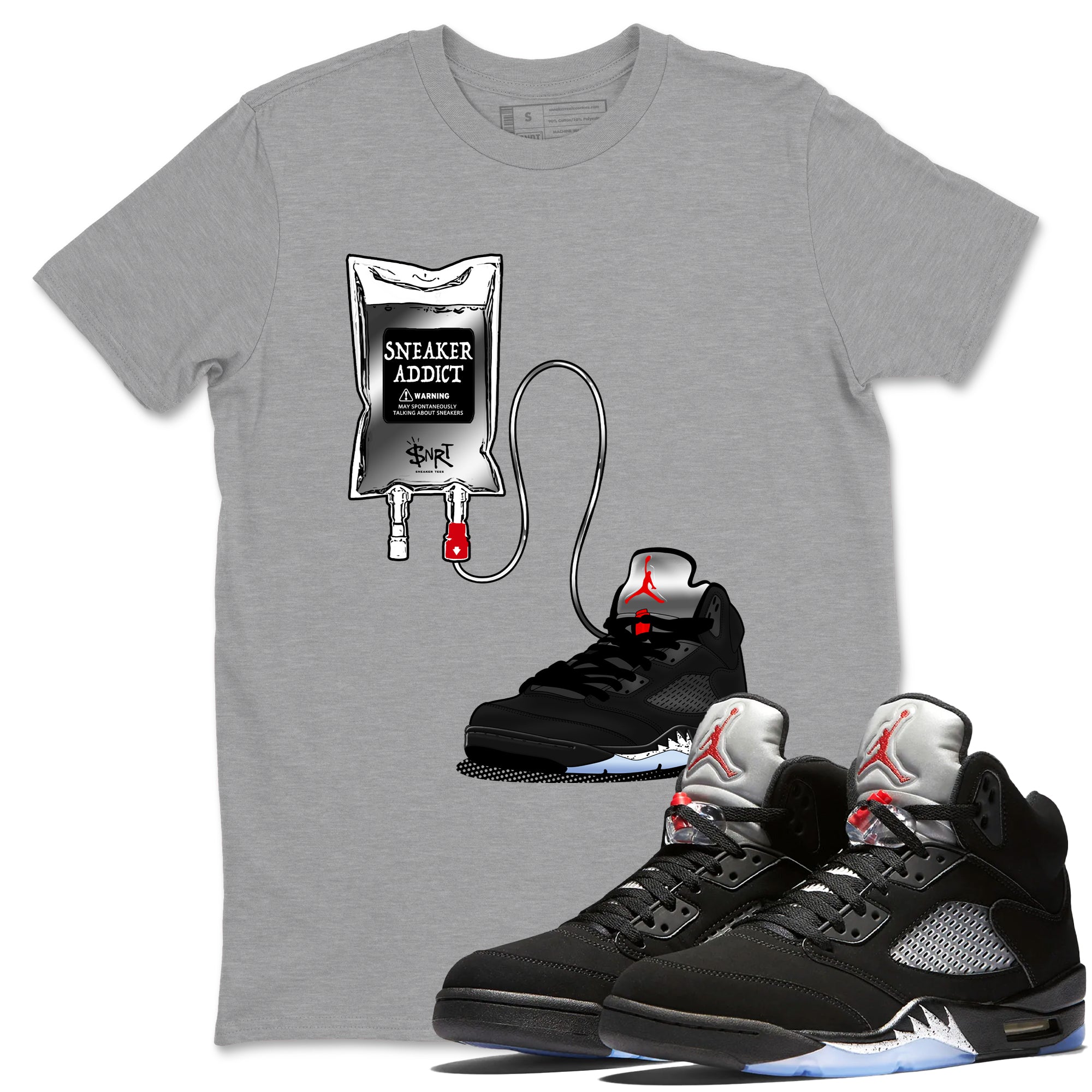 snkmatch Therapy snkmatch Tees - Air Jordan 5 Reimagined