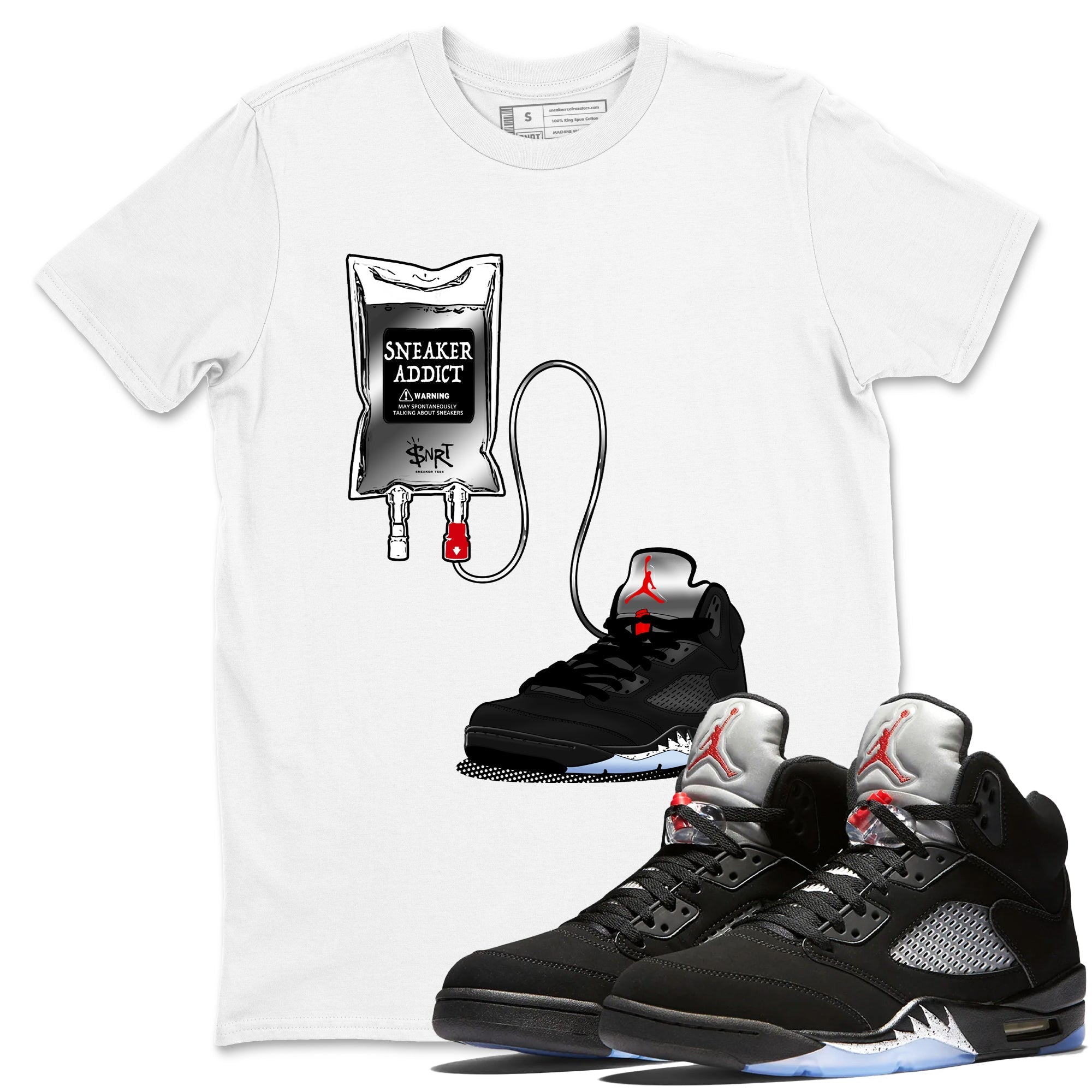 snkmatch Therapy snkmatch Tees - Air Jordan 5 Reimagined