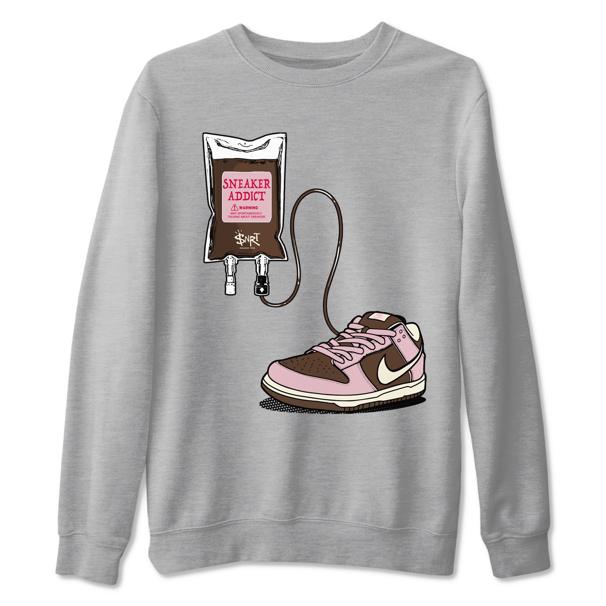 snkmatch Therapy snkmatch Tees - Dunk Cacao Wow And Pink Foam