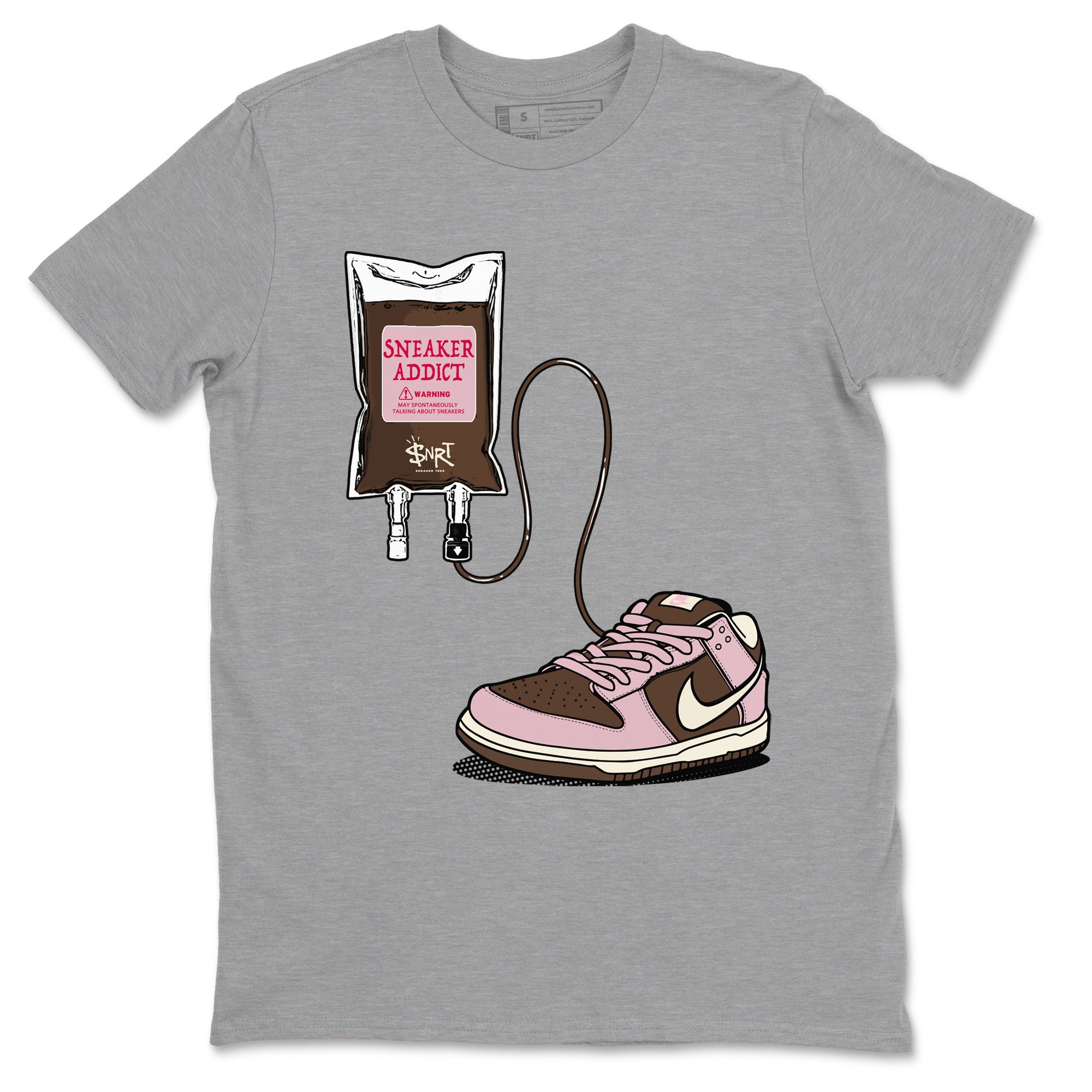 snkmatch Therapy snkmatch Tees - Dunk Cacao Wow And Pink Foam