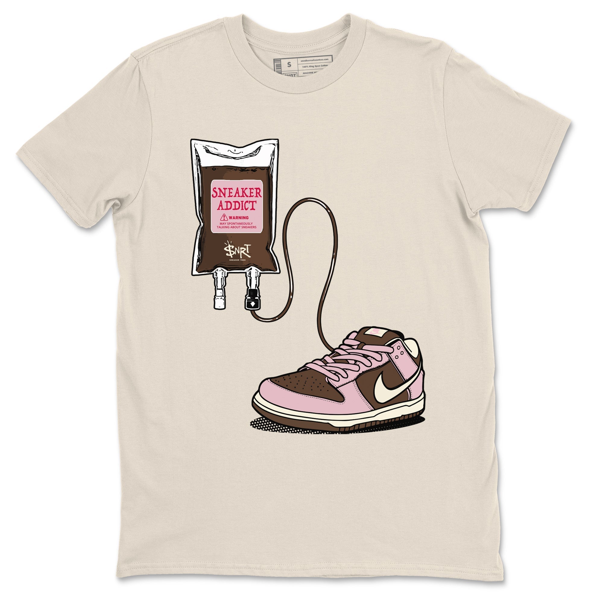 snkmatch Therapy snkmatch Tees - Dunk Cacao Wow And Pink Foam