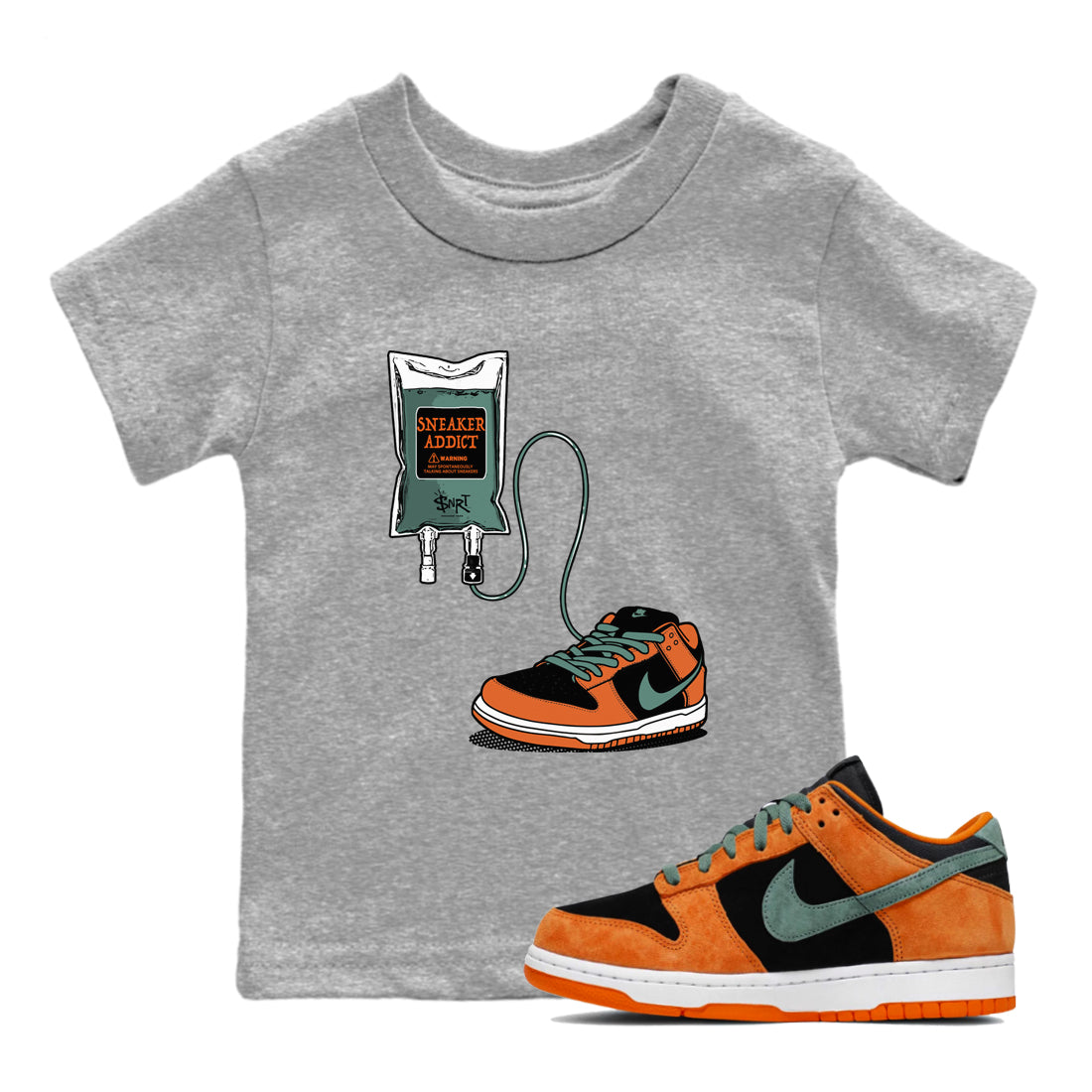 snkmatch Therapy snkmatch Tees Kids - Dunk Ceramic