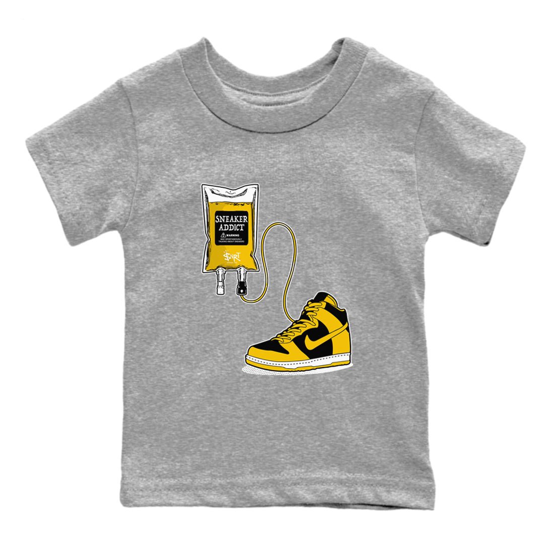 snkmatch Therapy snkmatch Tees Kids - Dunk High Pollen