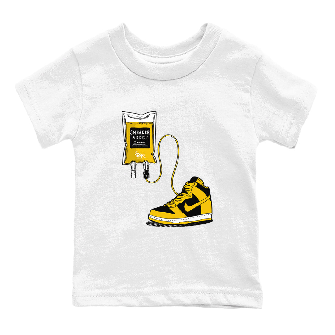 snkmatch Therapy snkmatch Tees Kids - Dunk High Pollen