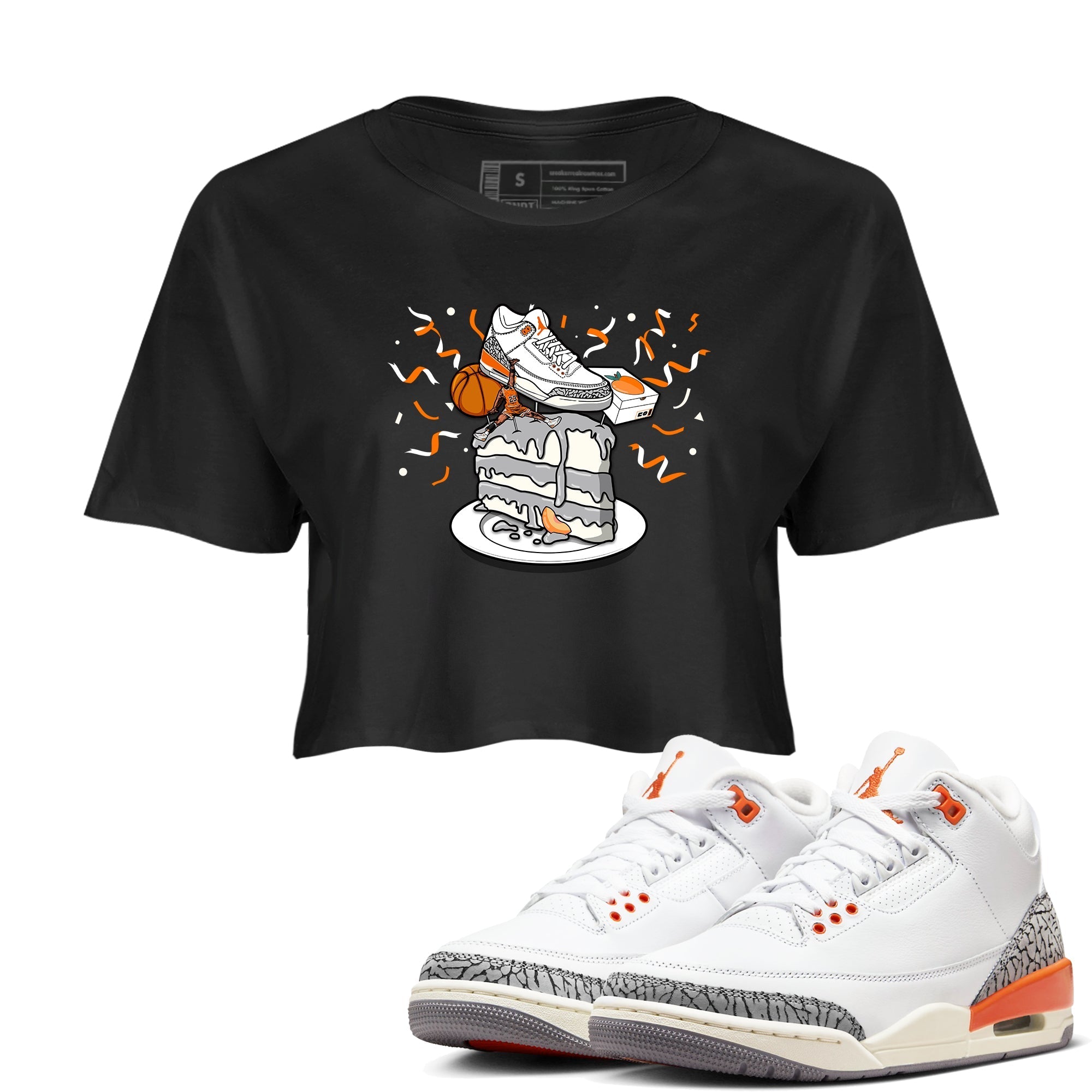 snkmatch Topper snkmatch Women's Top - Air Jordan 3 Georgia Peach