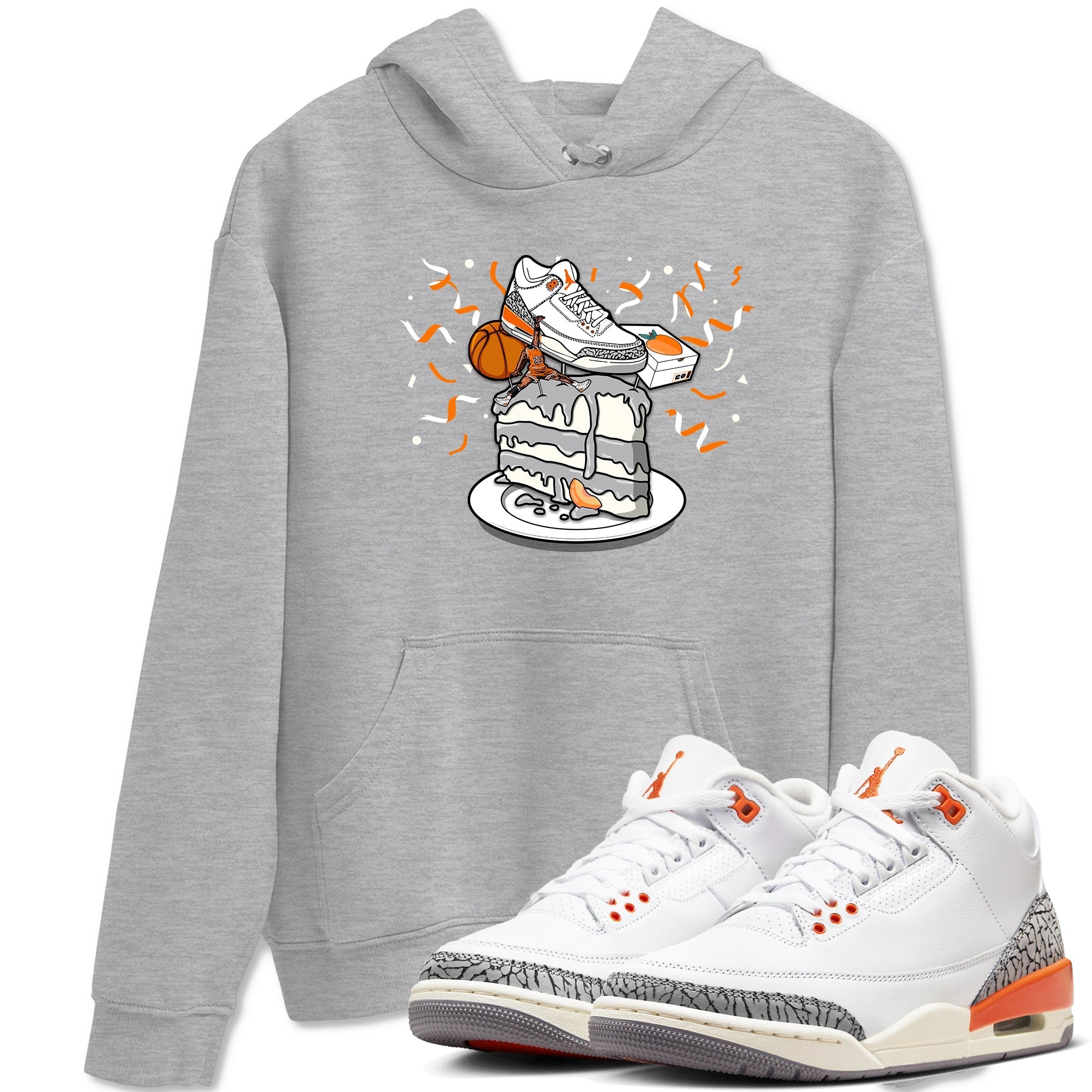 snkmatch Topper snkmatch Tees - Air Jordan 3 Georgia Peach