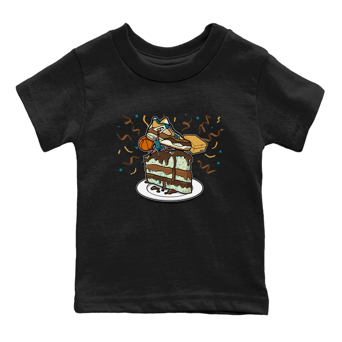 snkmatch Topper snkmatch Tee Kids - Air Jordan 4 Cacao Wow